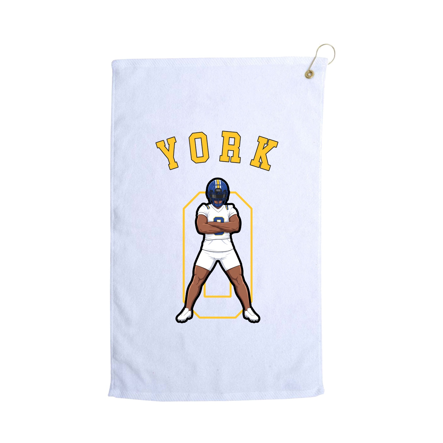 Golf Towel — Shirsey Arch in White