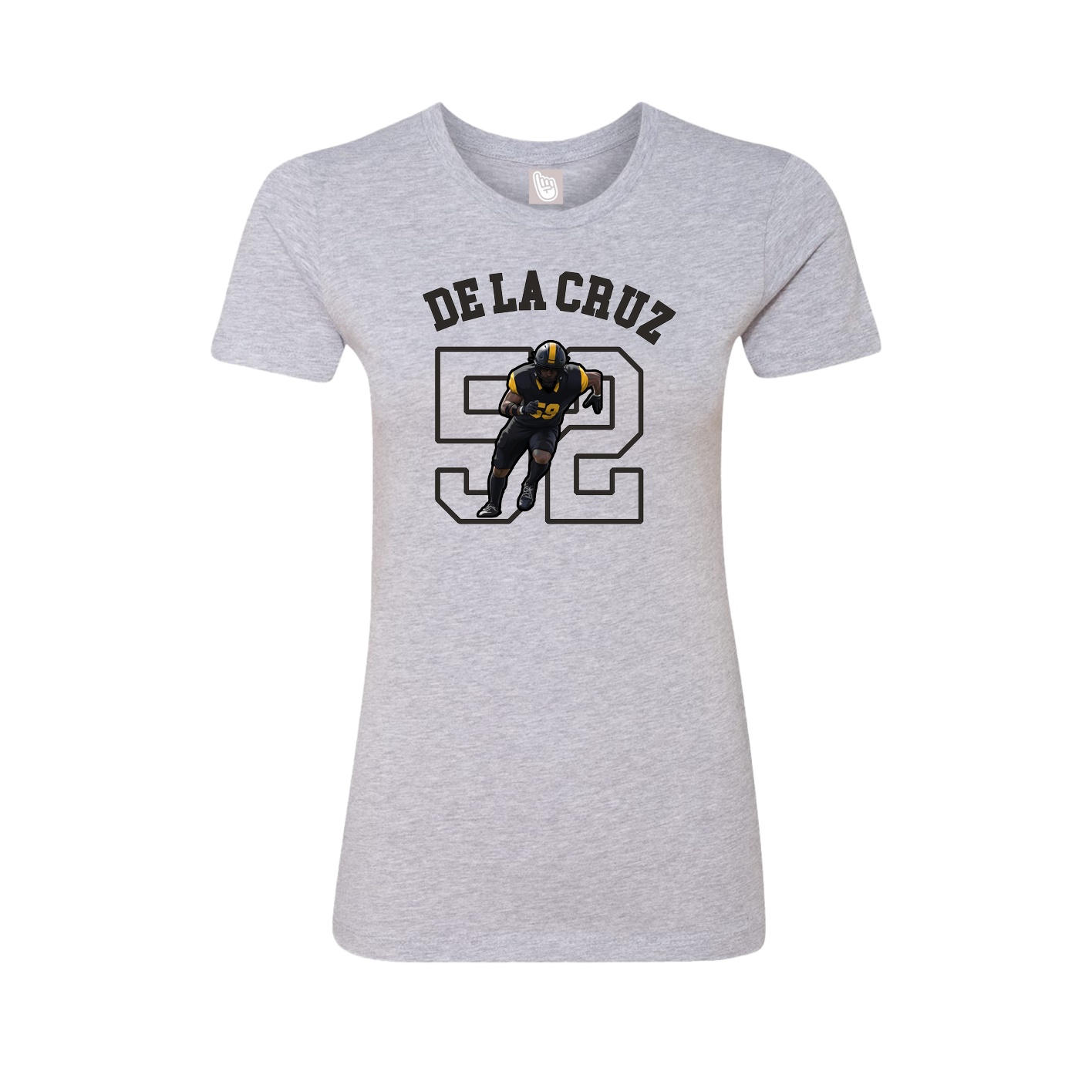 Fitted Women's Tee — Shirsey Arch in Grey