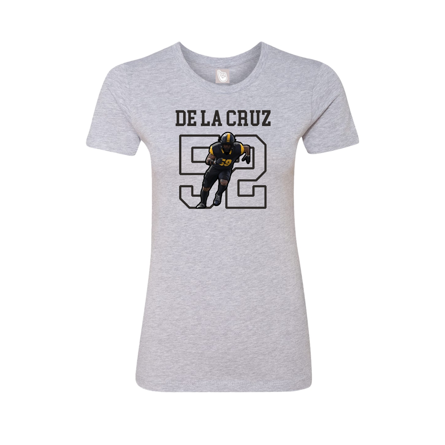 Fitted Women's Tee — Shirsey in Grey