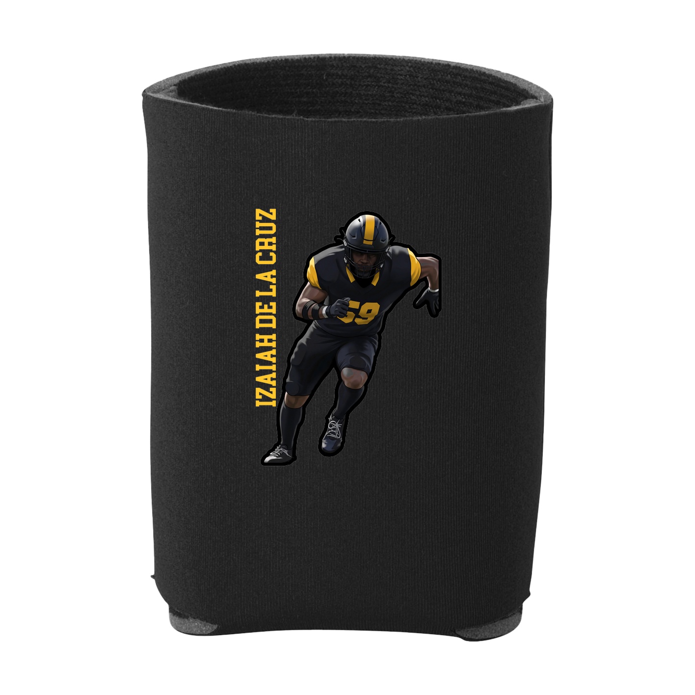 Can Holder — Name Vertical in Black