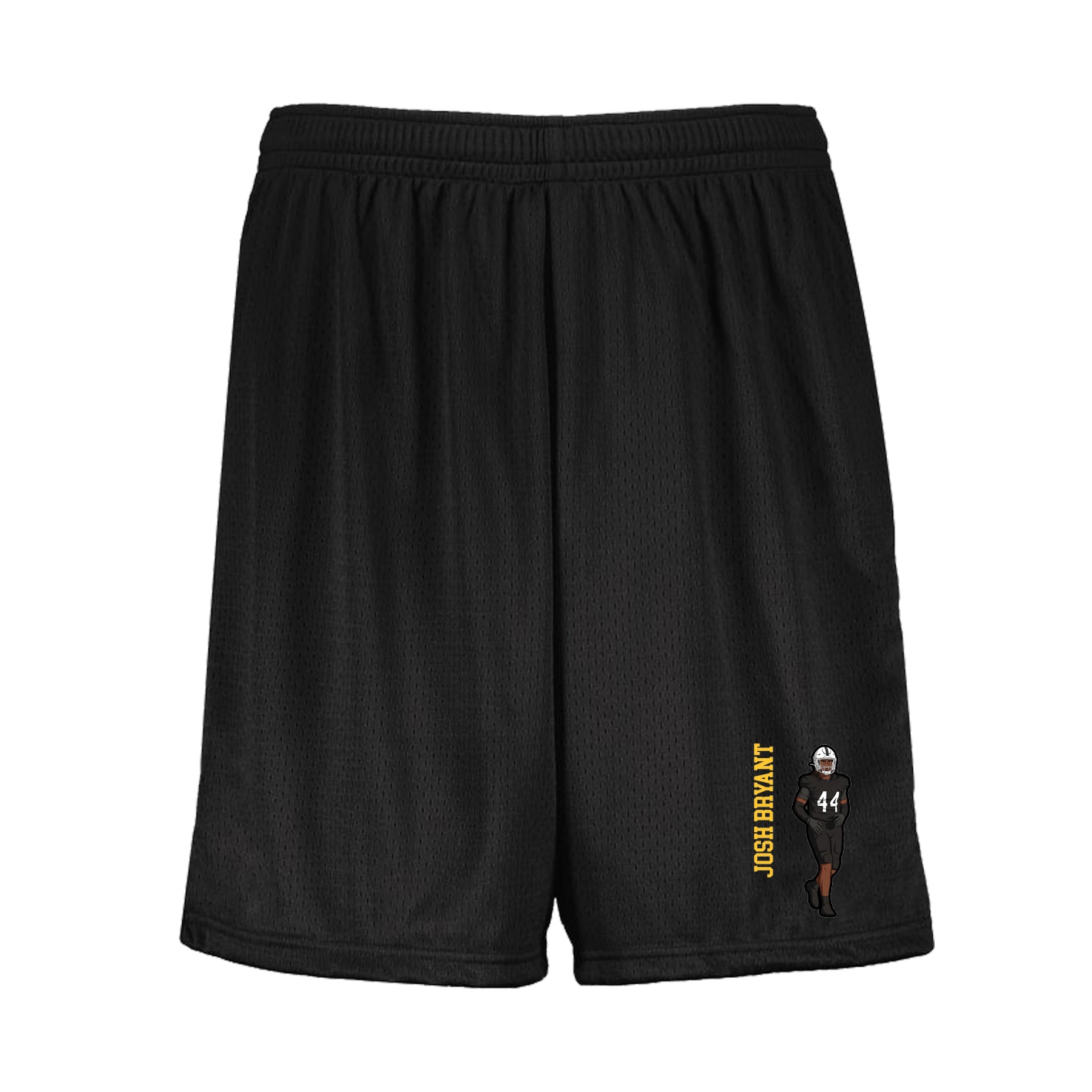 Shorts — Name Vertical in Black