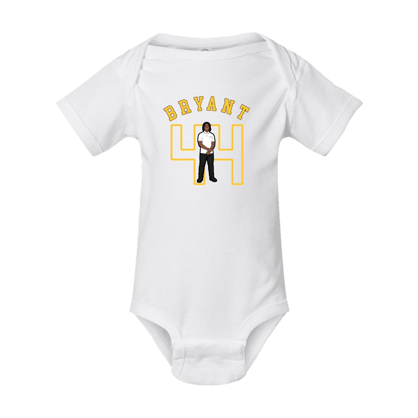 Baby Onesie — Shirsey Arch in White
