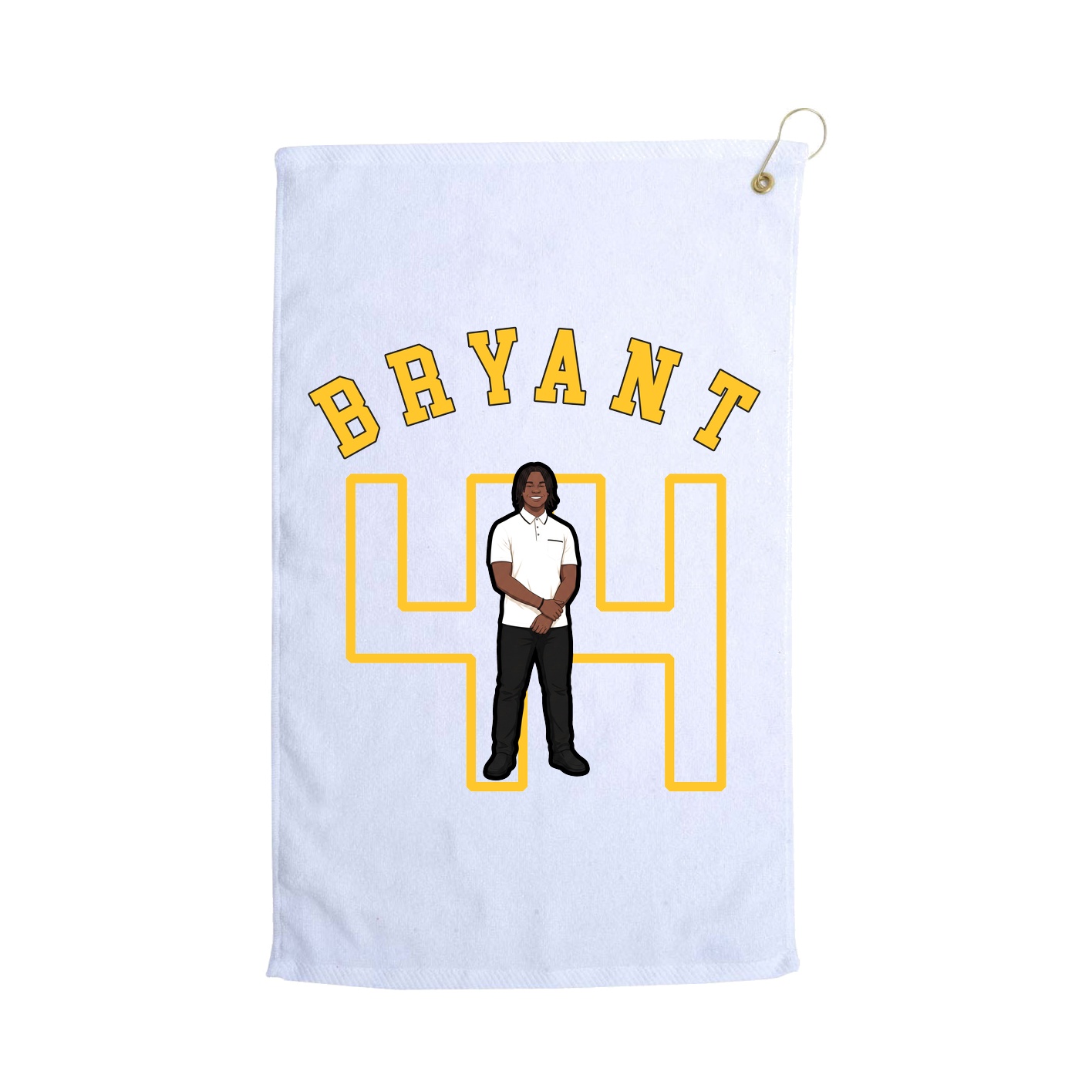 Golf Towel — Shirsey Arch in White