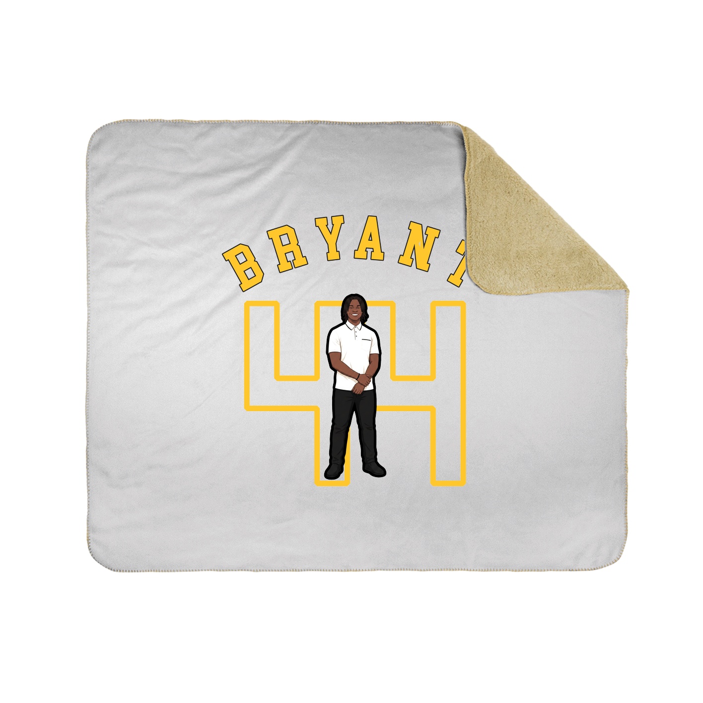 Throw Blanket — Shirsey Arch in White