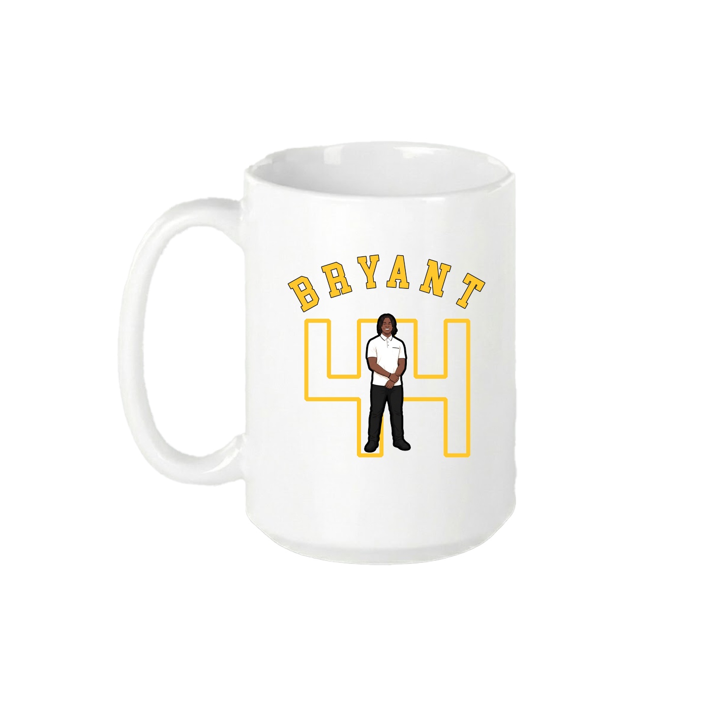 15oz Coffee Mug — Shirsey Arch in White