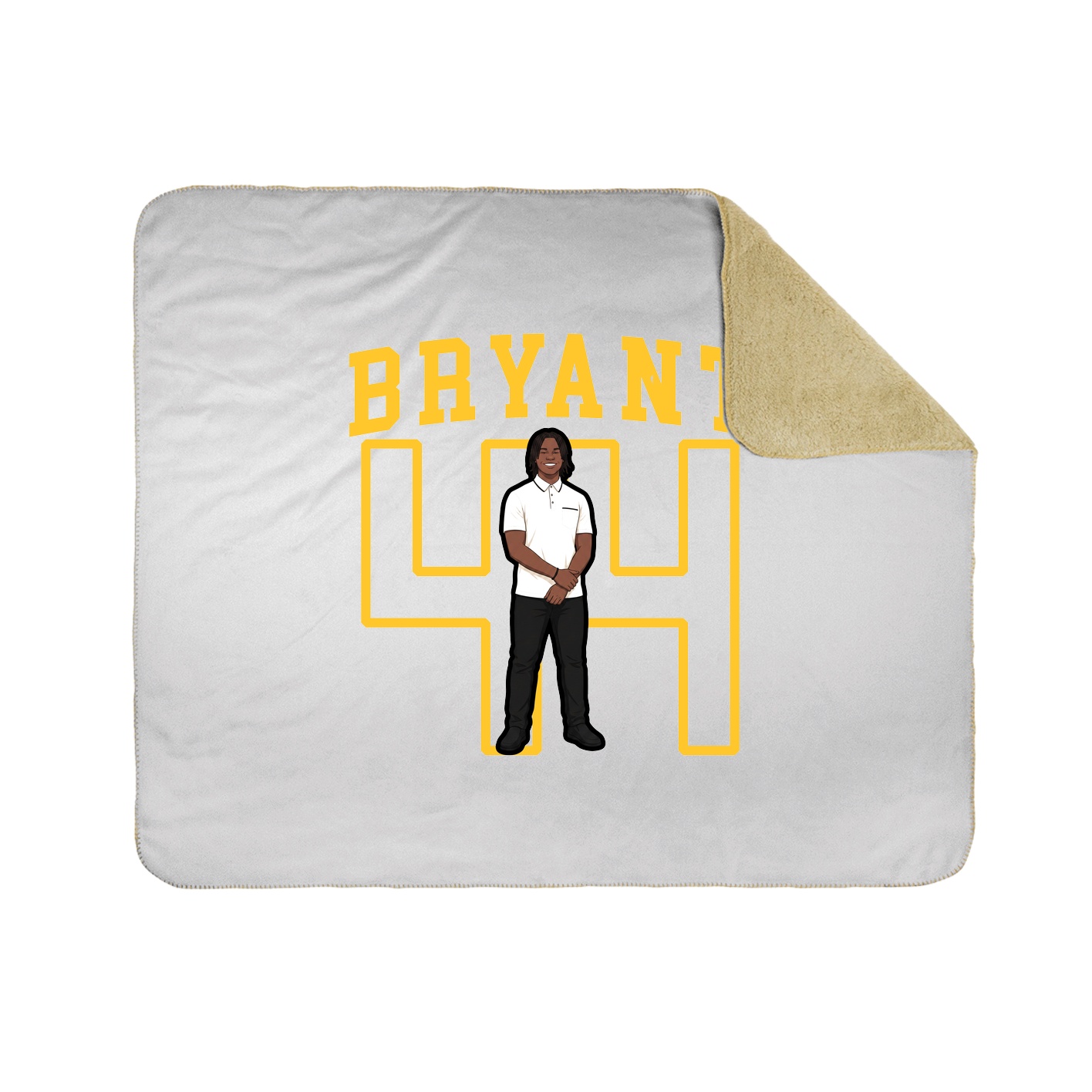 Throw Blanket — Shirsey in White