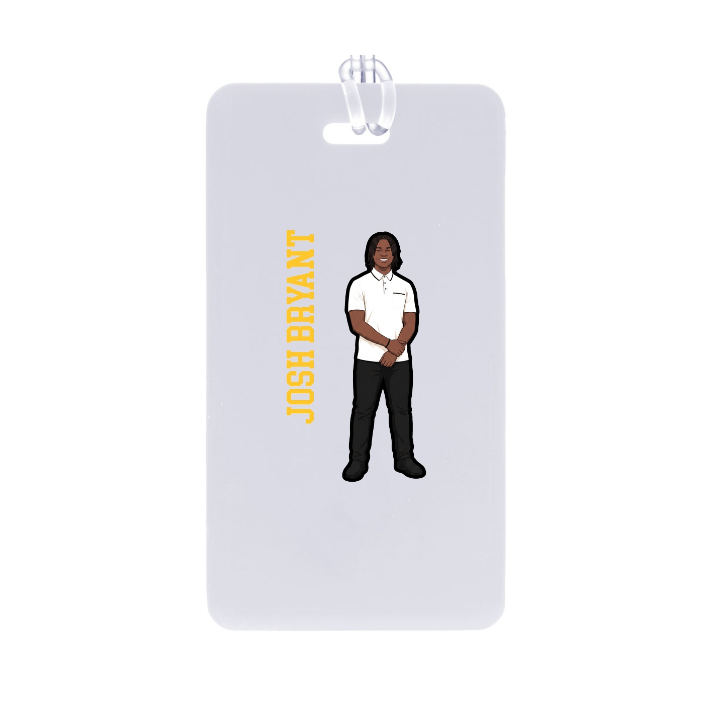 Bag Tag — Name Vertical in Classic