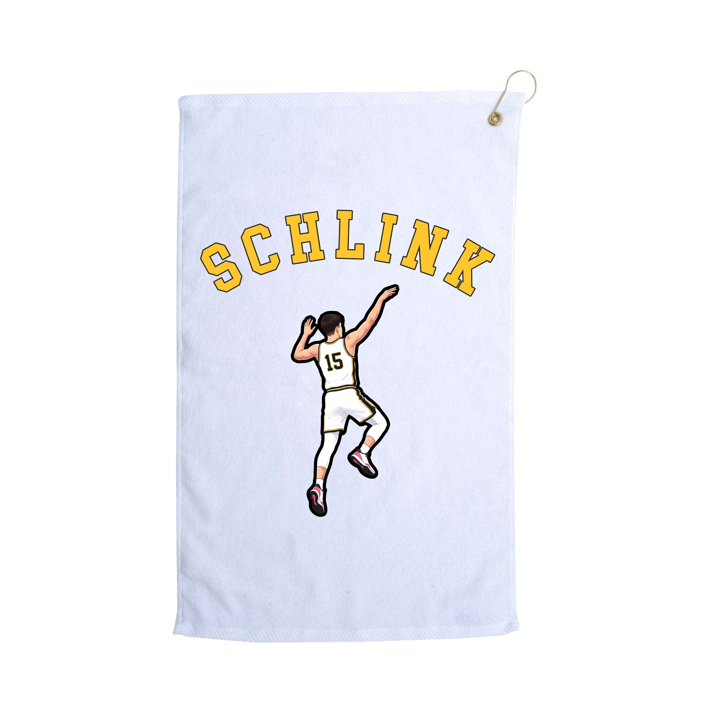 Golf Towel — Shirsey Arch in White