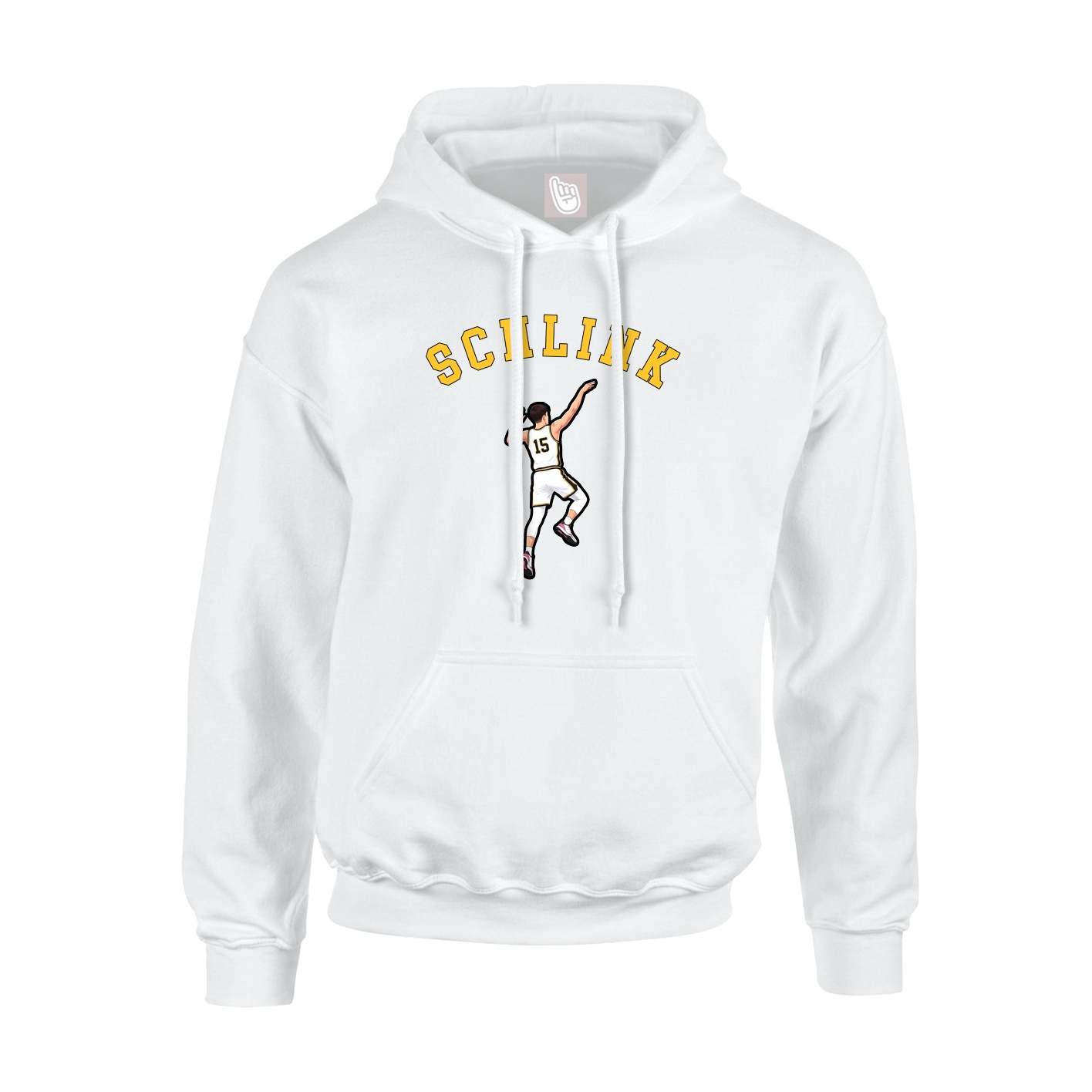 Hoodie — Shirsey Arch in White