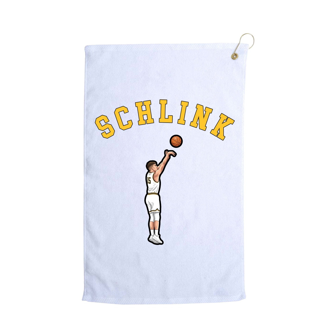 Golf Towel — Shirsey Arch in White