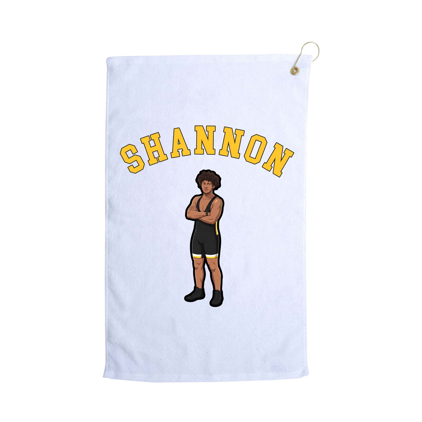 Golf Towel — Shirsey Arch in White
