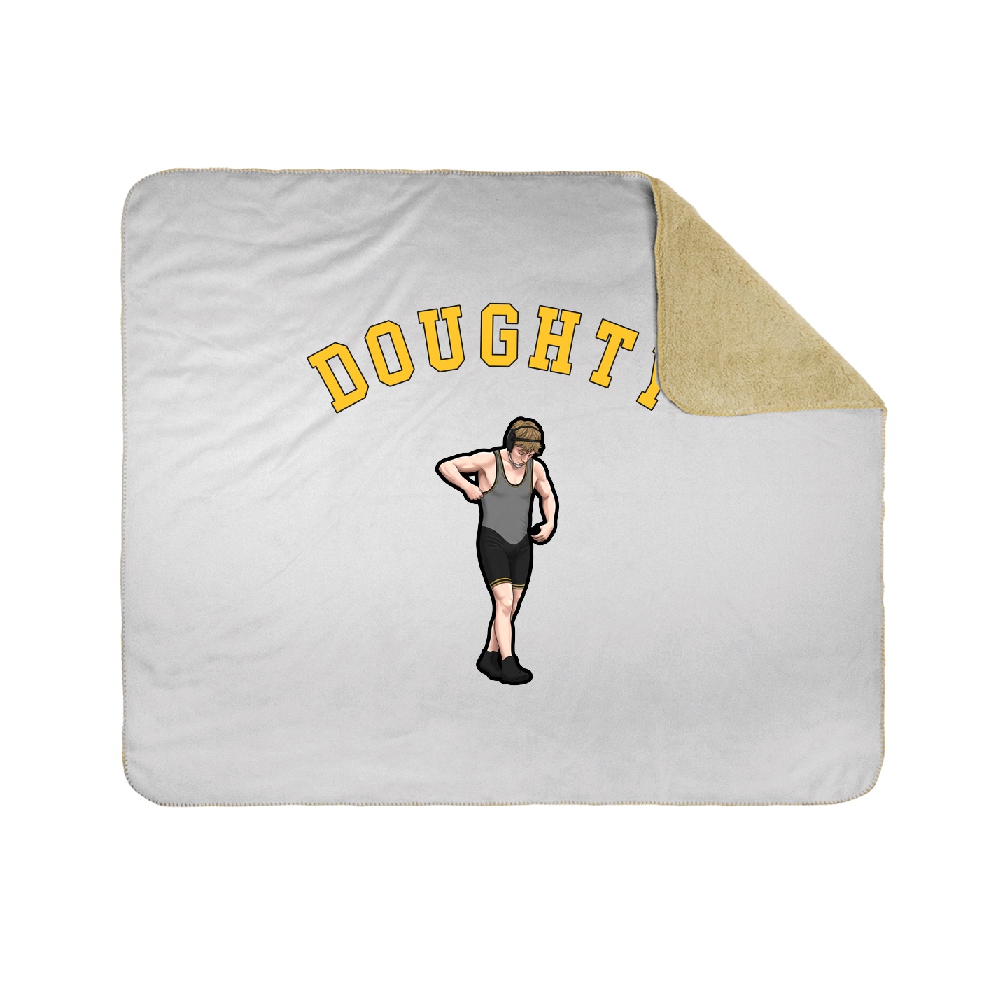 50x60 Sherpa Lined Throw Blanket