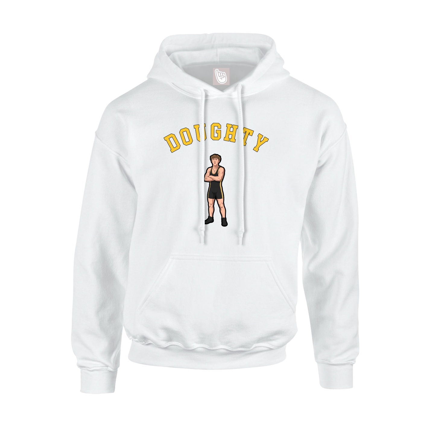 Youth Hoodie — Shirsey Arch in White