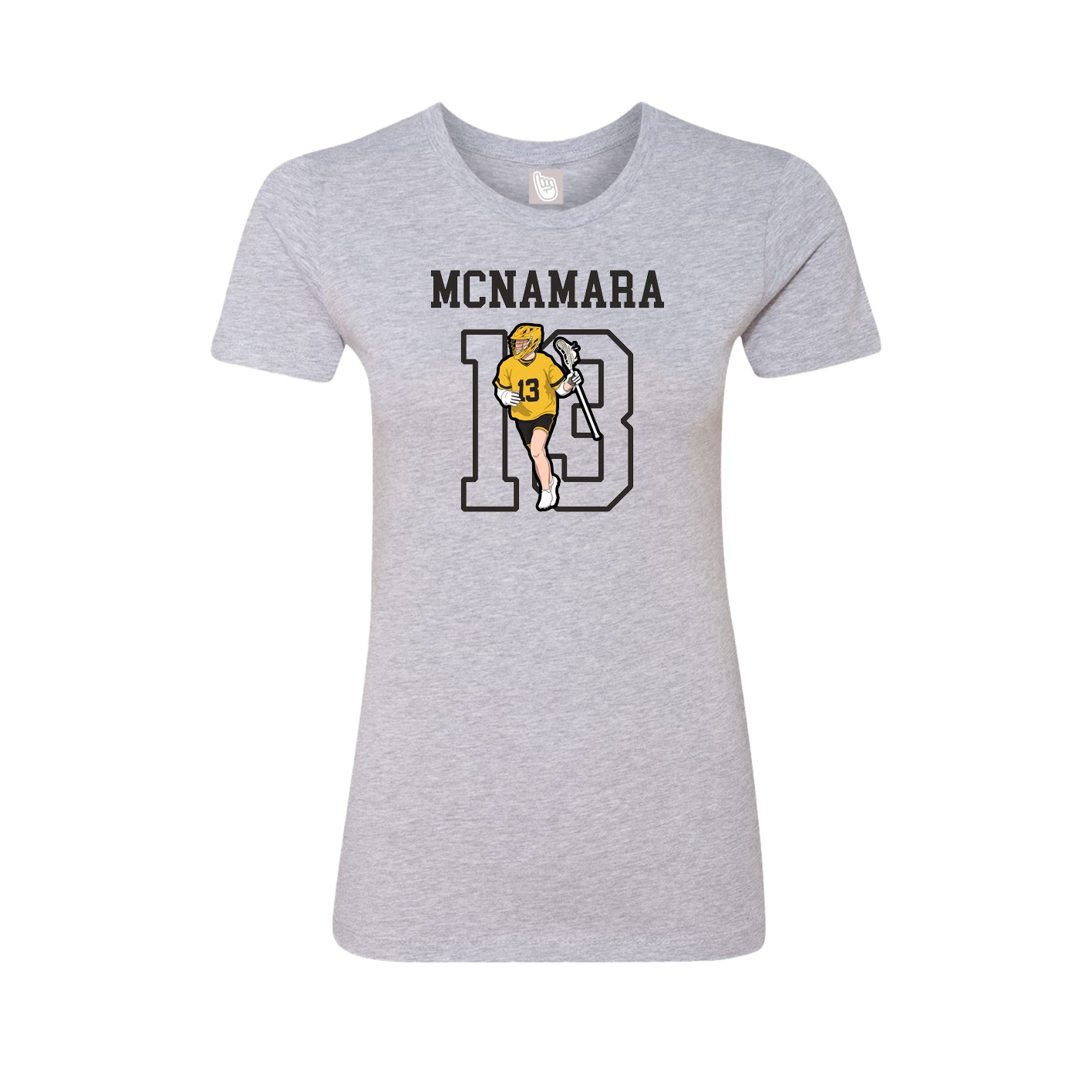 Fitted Women's Tee — Shirsey in Grey
