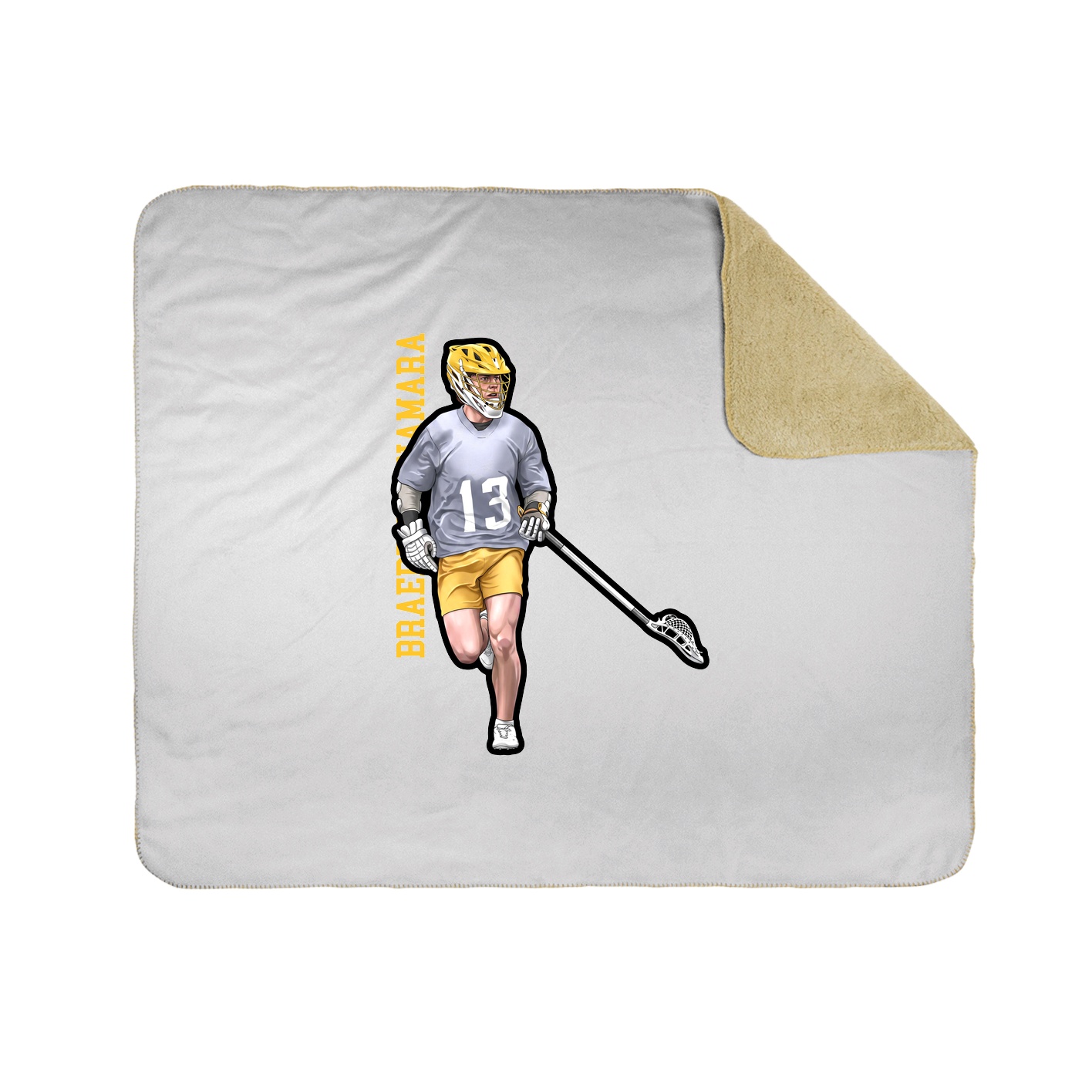 50x60 Sherpa Lined Throw Blanket