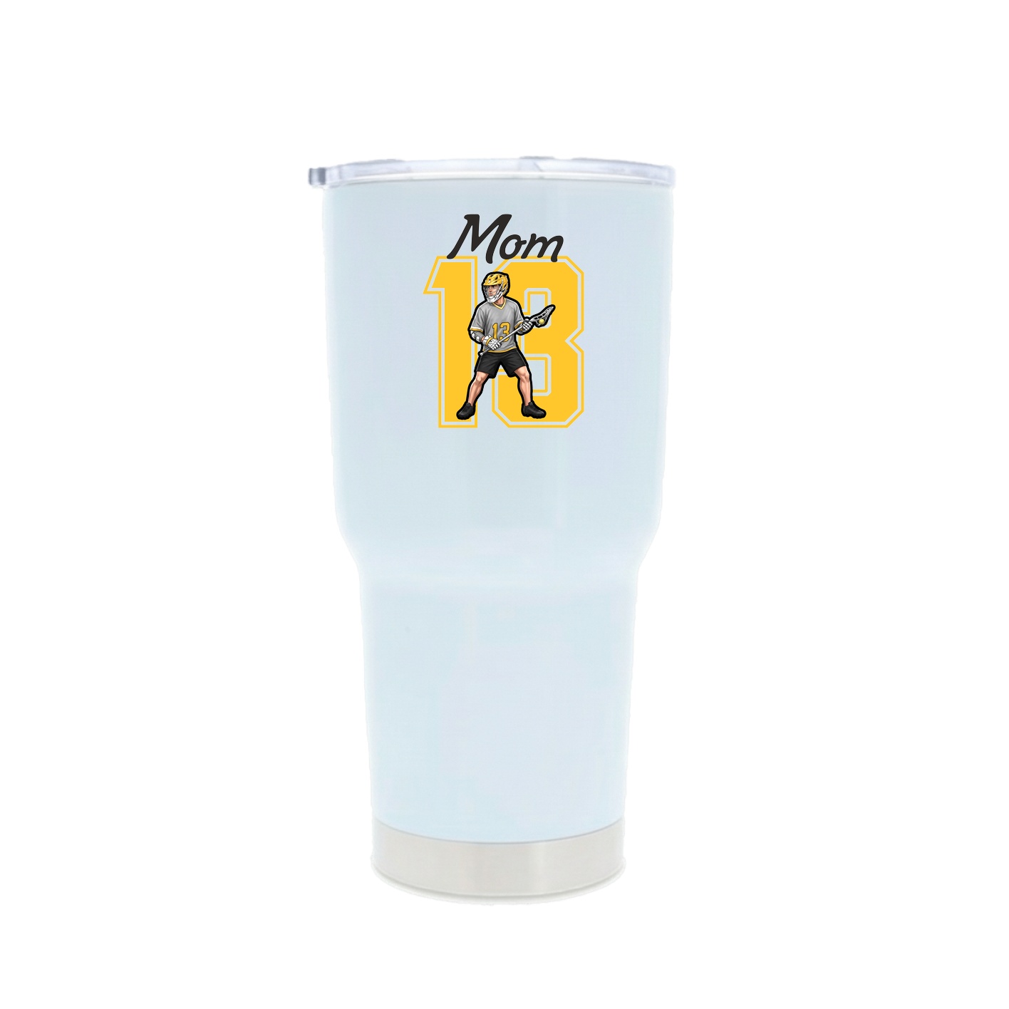 30oz Stainless Steel Tumbler — Mothers Day Shirsey in White