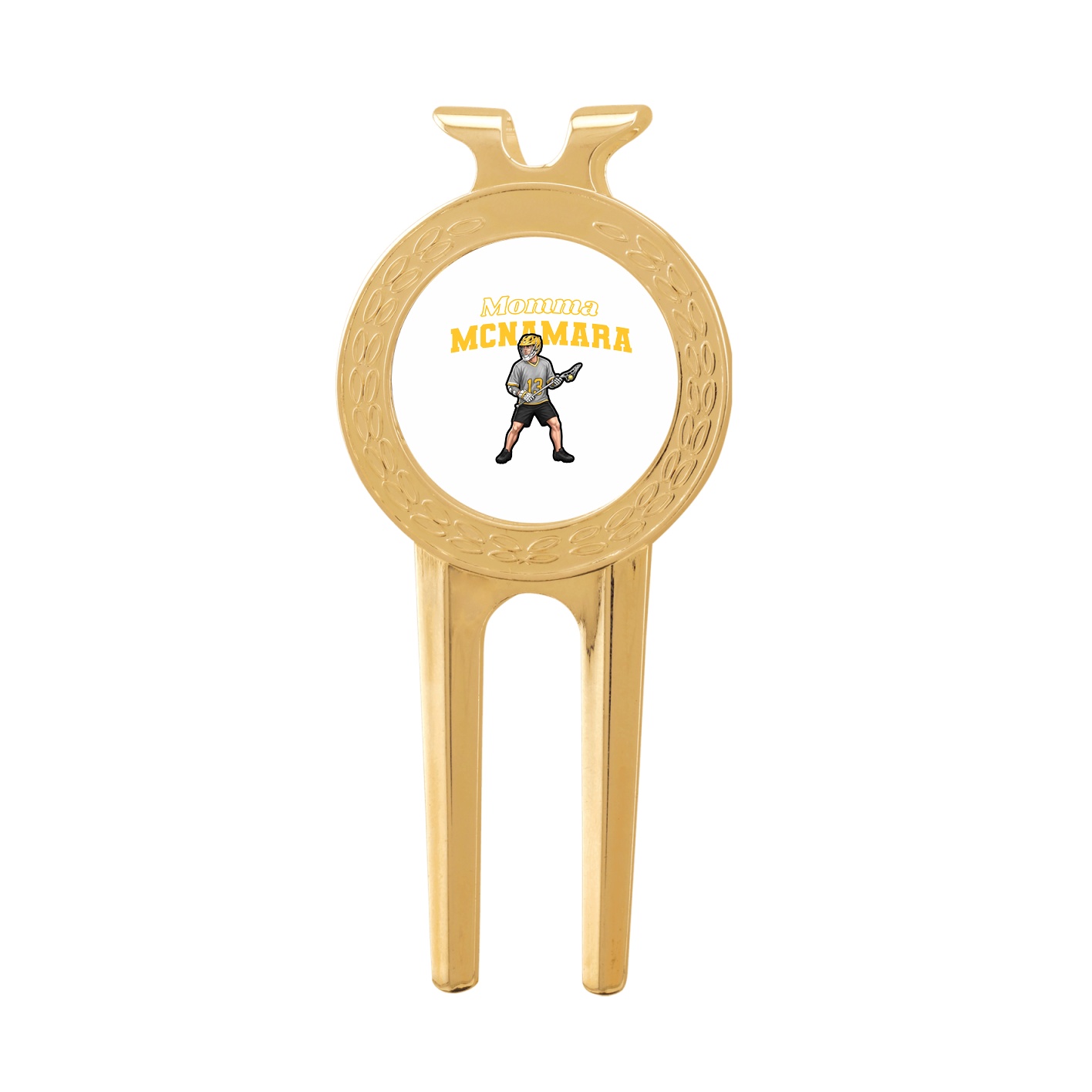 Divot Tool with Ball Marker — Mothers Day Block in Classic