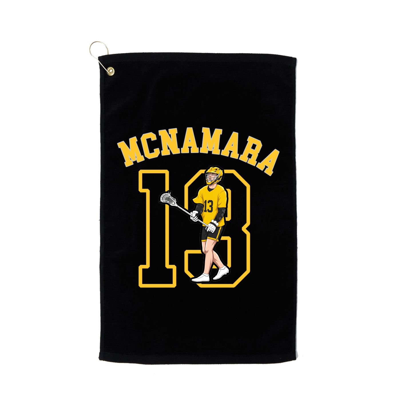 Golf Towel — Shirsey Arch in Black