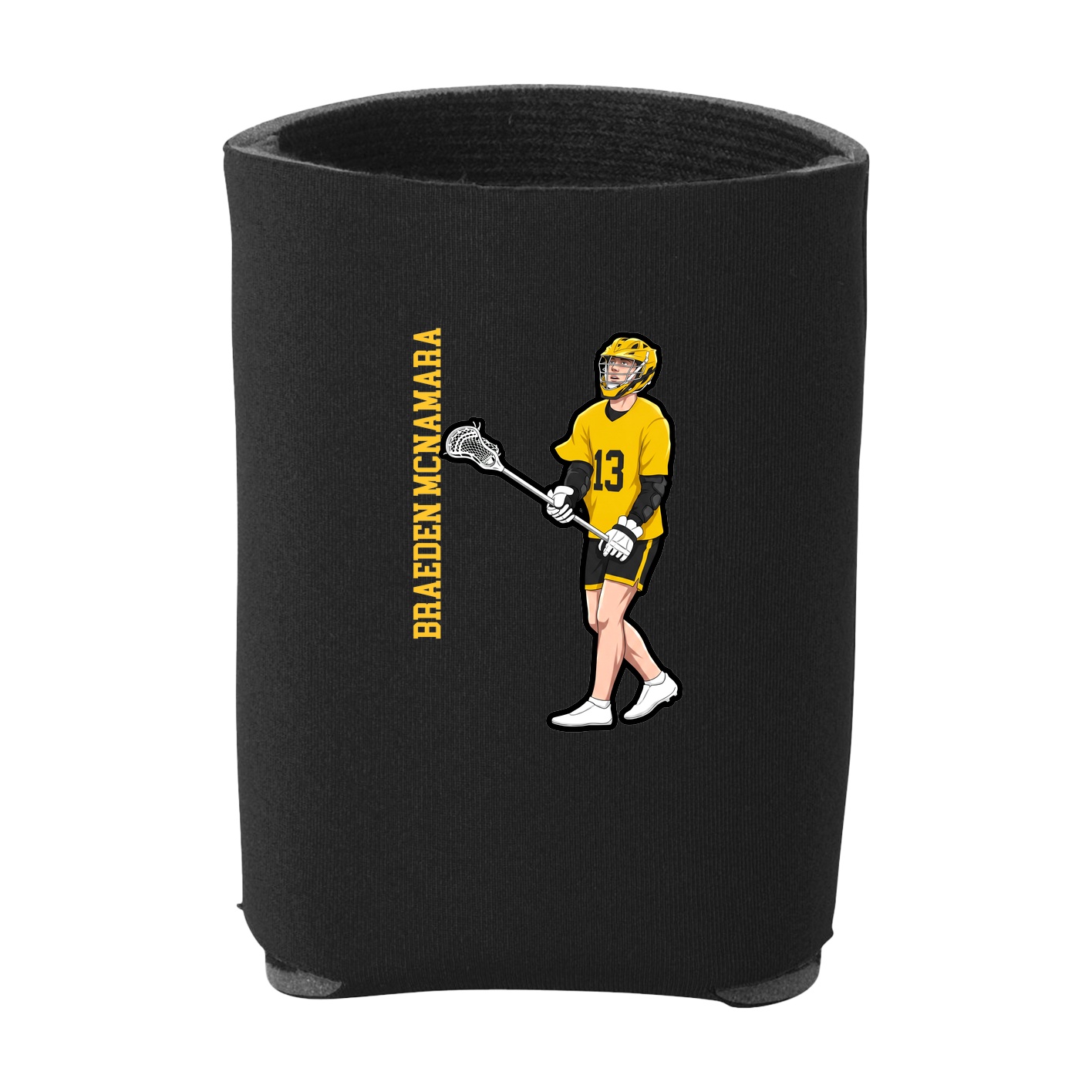 Can Holder — Name Vertical in Black