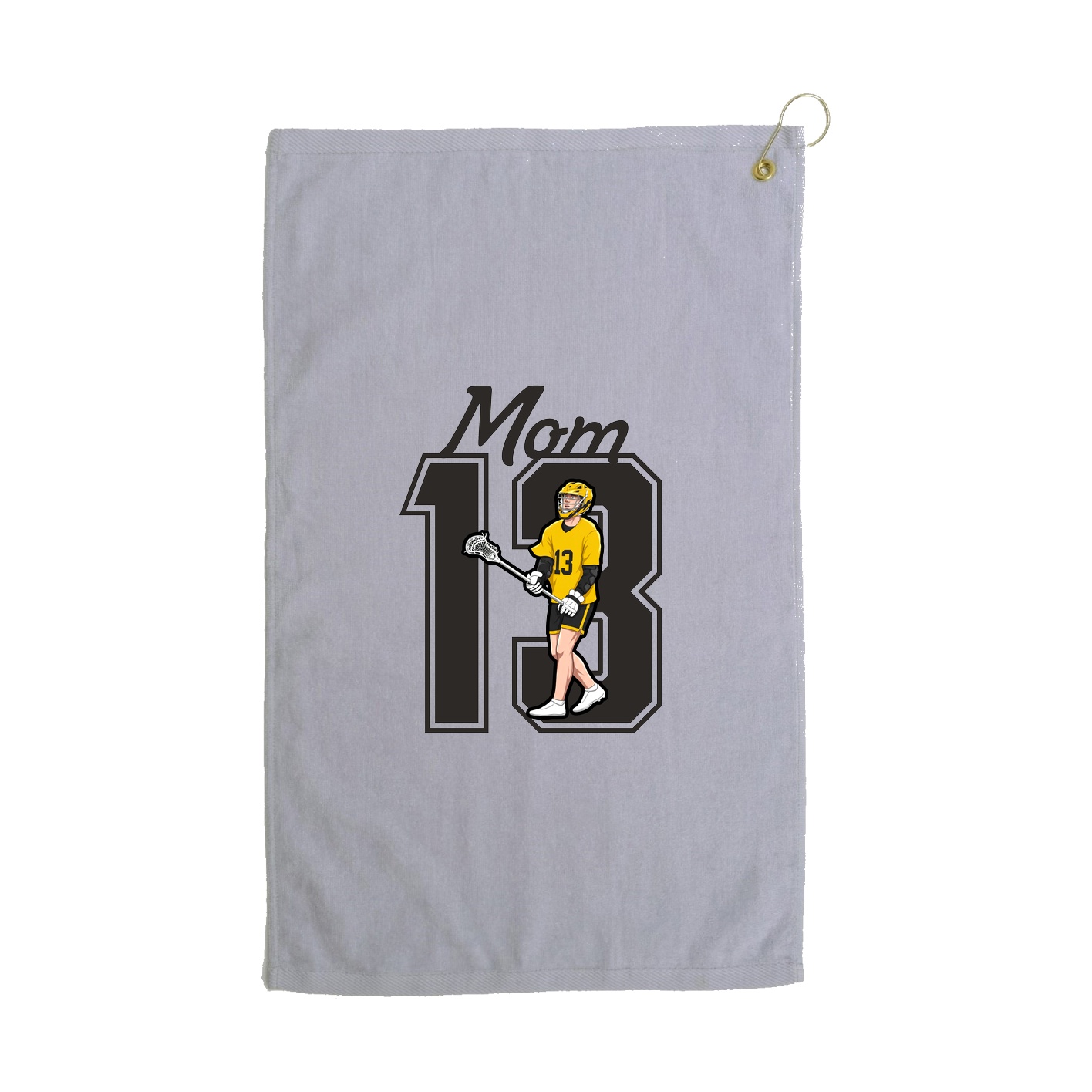 Golf Towel — Mothers Day Shirsey in Grey