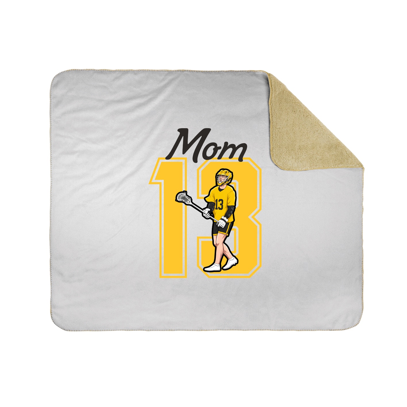 Throw Blanket — Mothers Day Shirsey in White