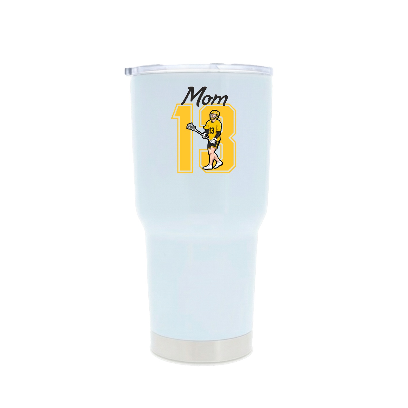 30oz Stainless Steel Tumbler — Mothers Day Shirsey in White