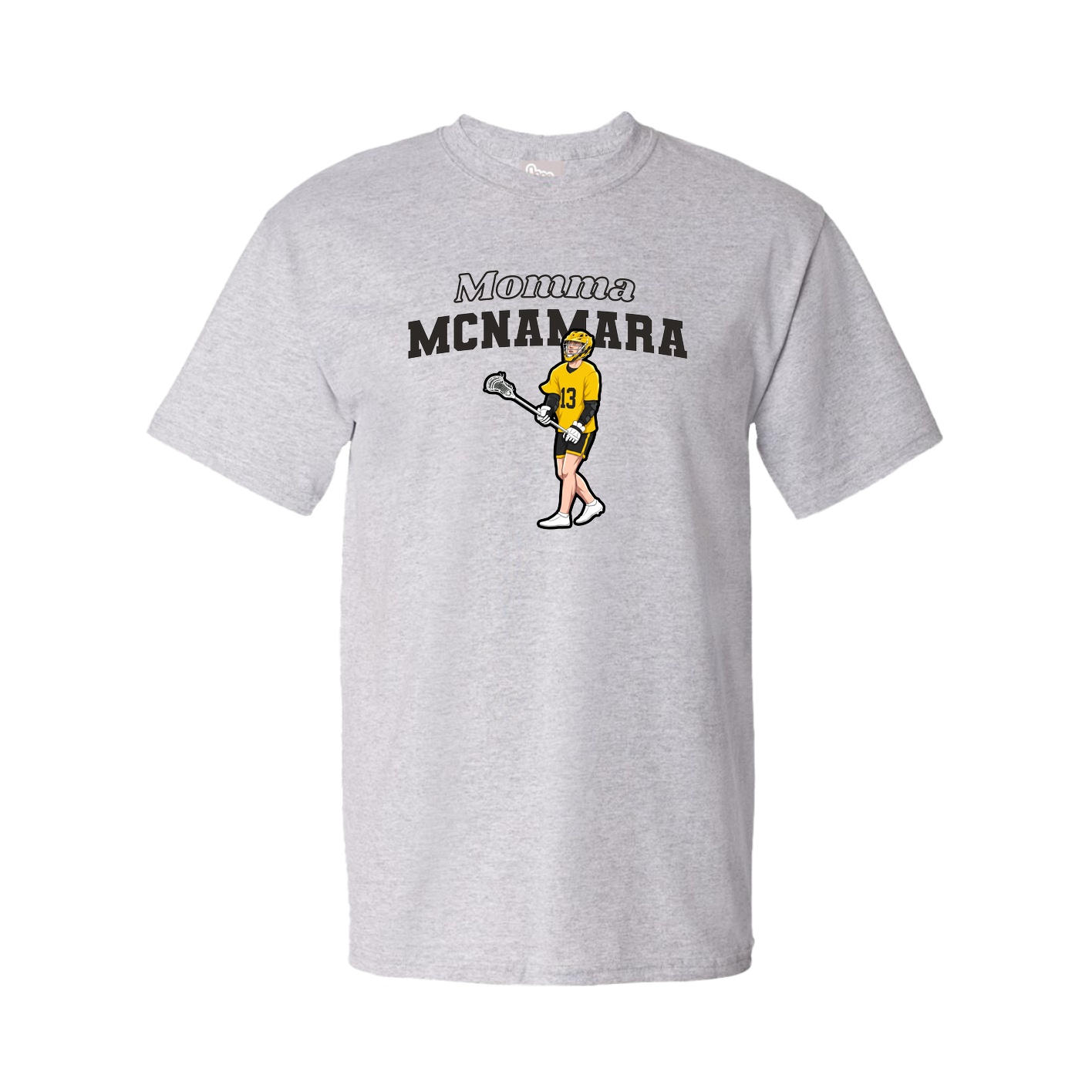 Youth Tee — Mothers Day Block in Grey