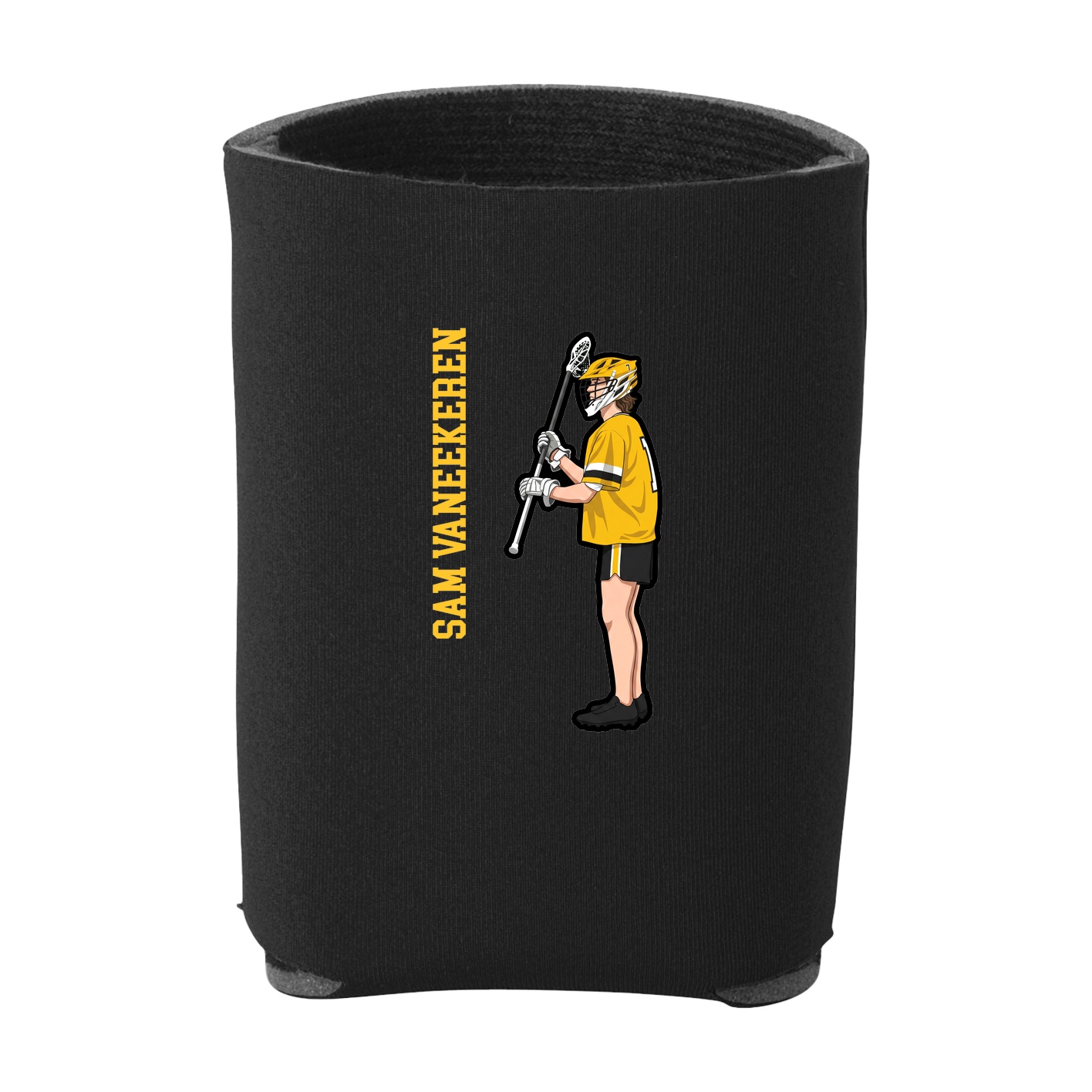 Can Holder — Name Vertical in Black