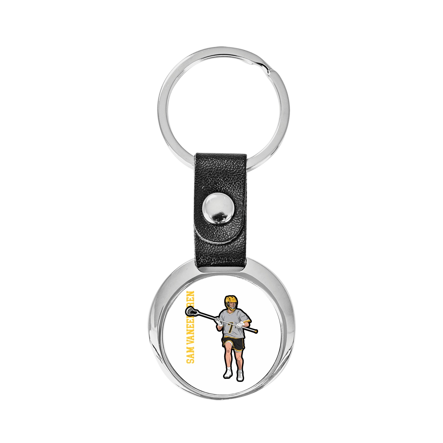 Key Chain — Name Vertical in Classic