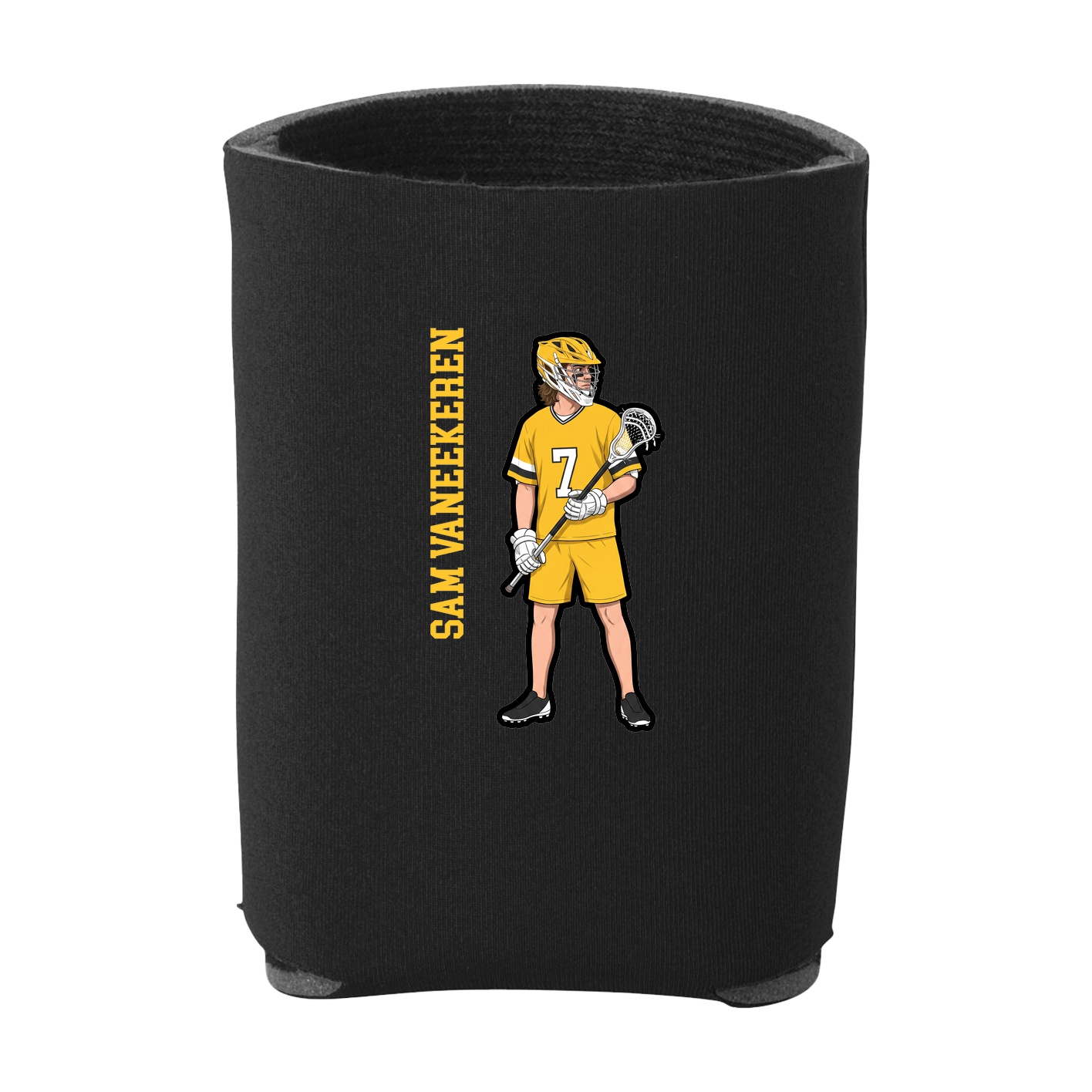 Can Holder — Name Vertical in Black