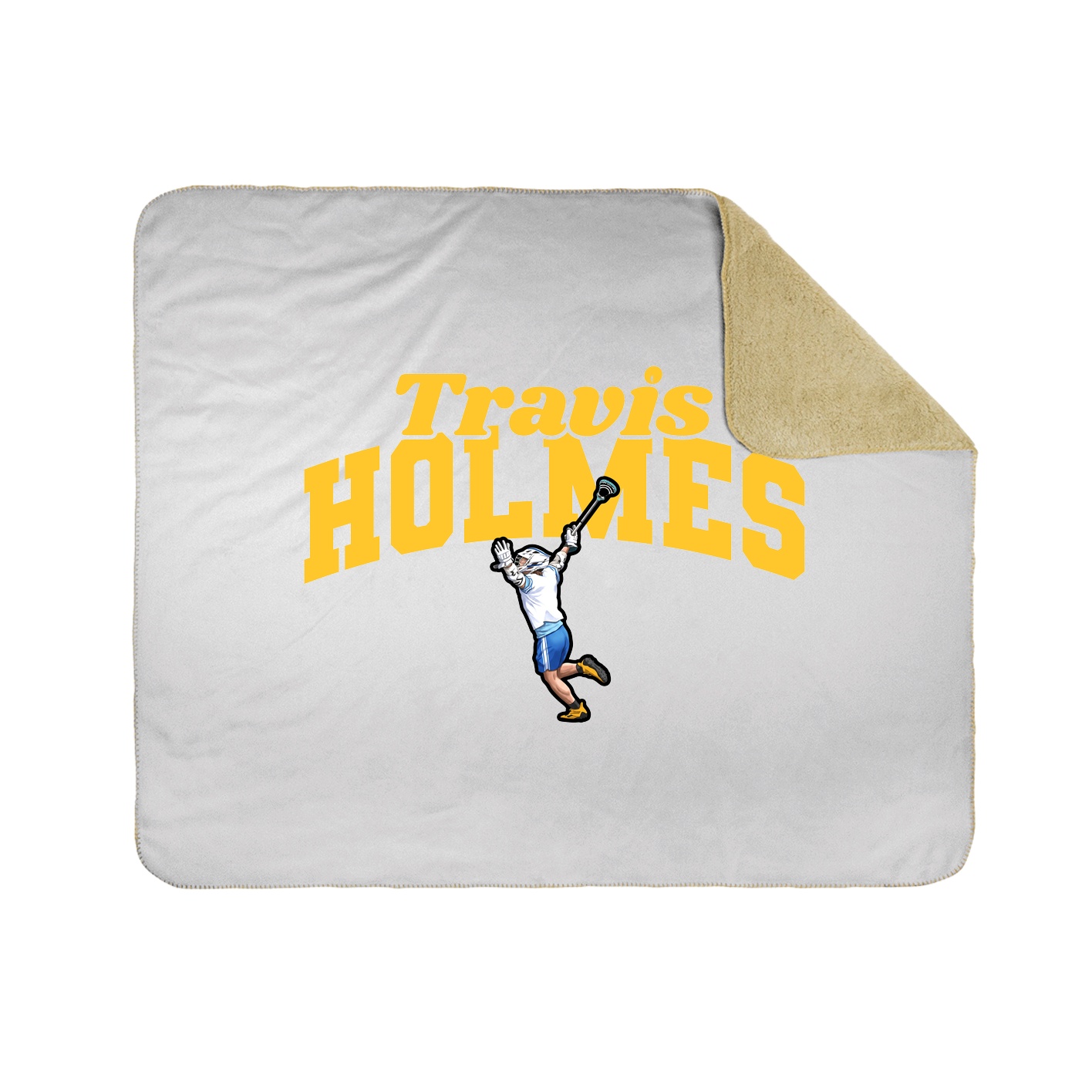 Throw Blanket — Signature Arch in White