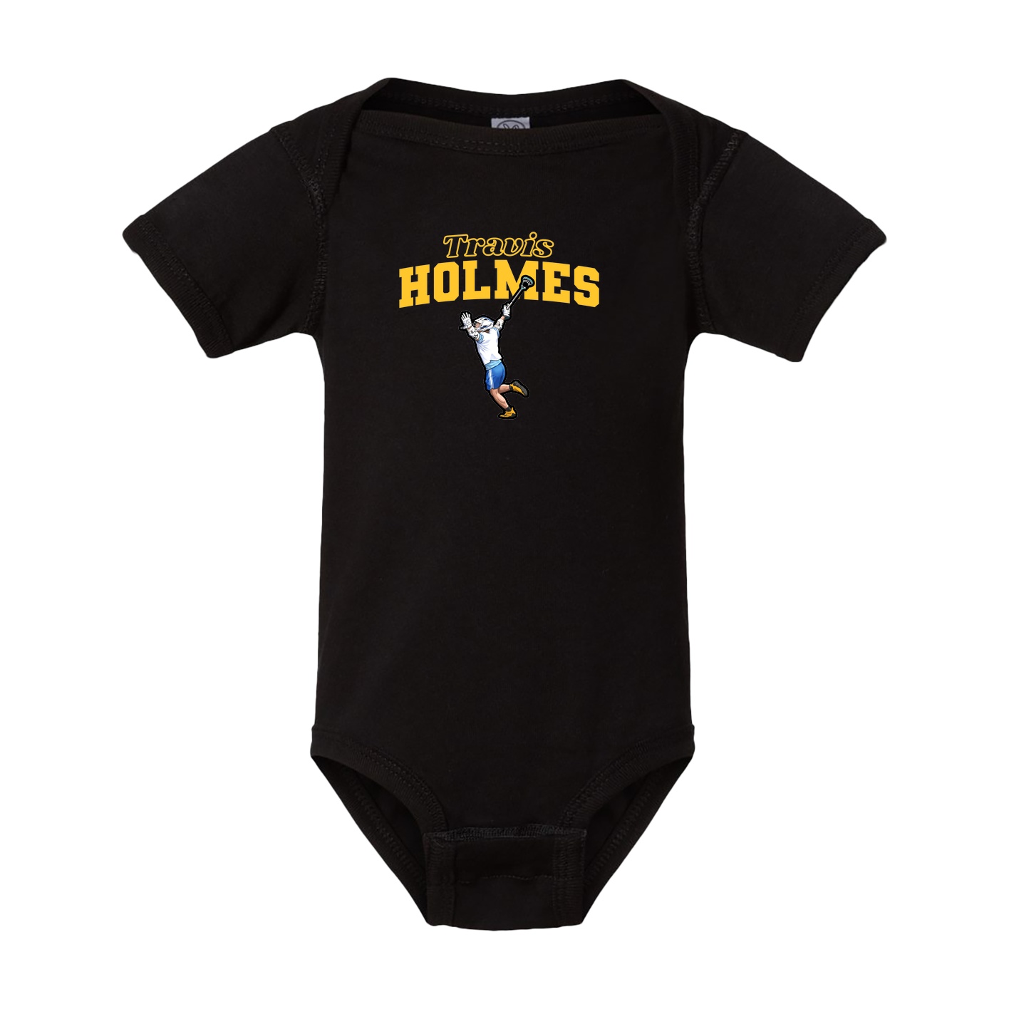 Baby Onesie — Name Arch in Black