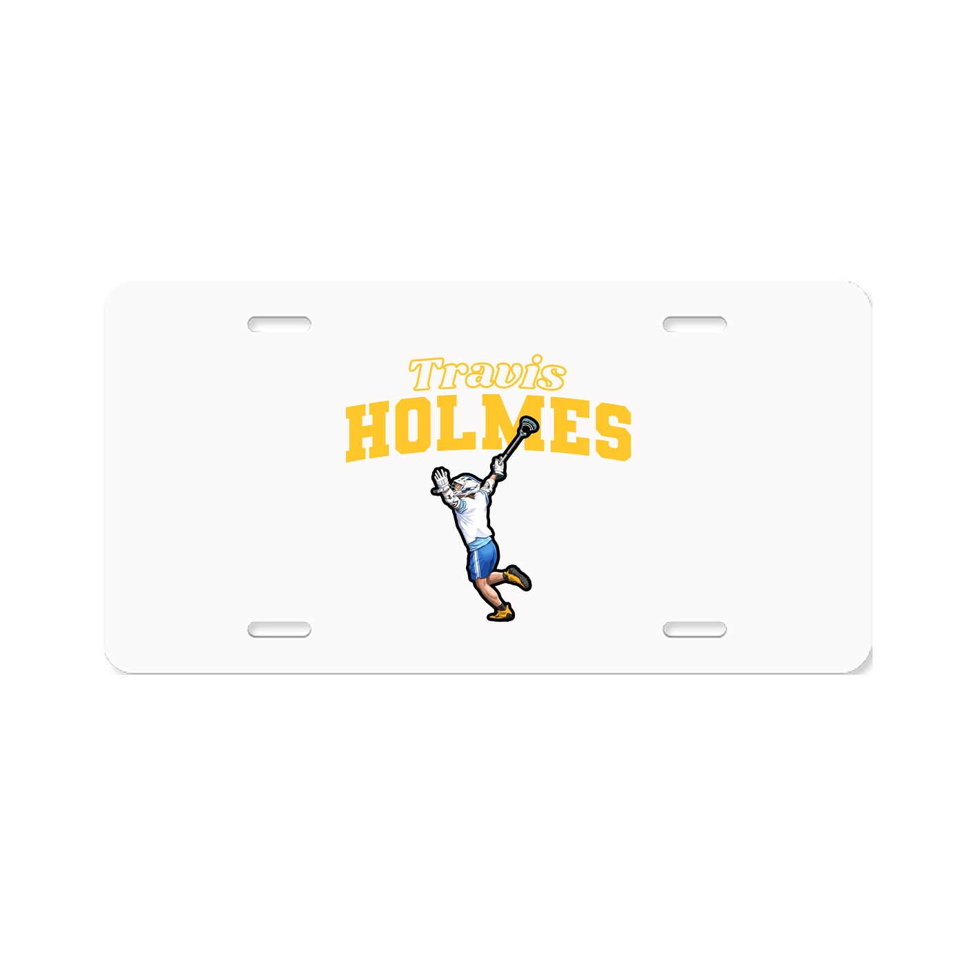 License Plate — Name Arch in Classic