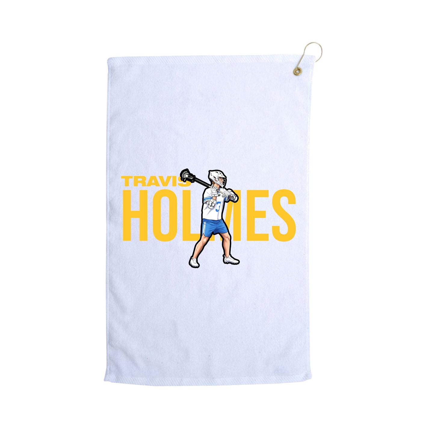 Golf Towel — Player Name in White