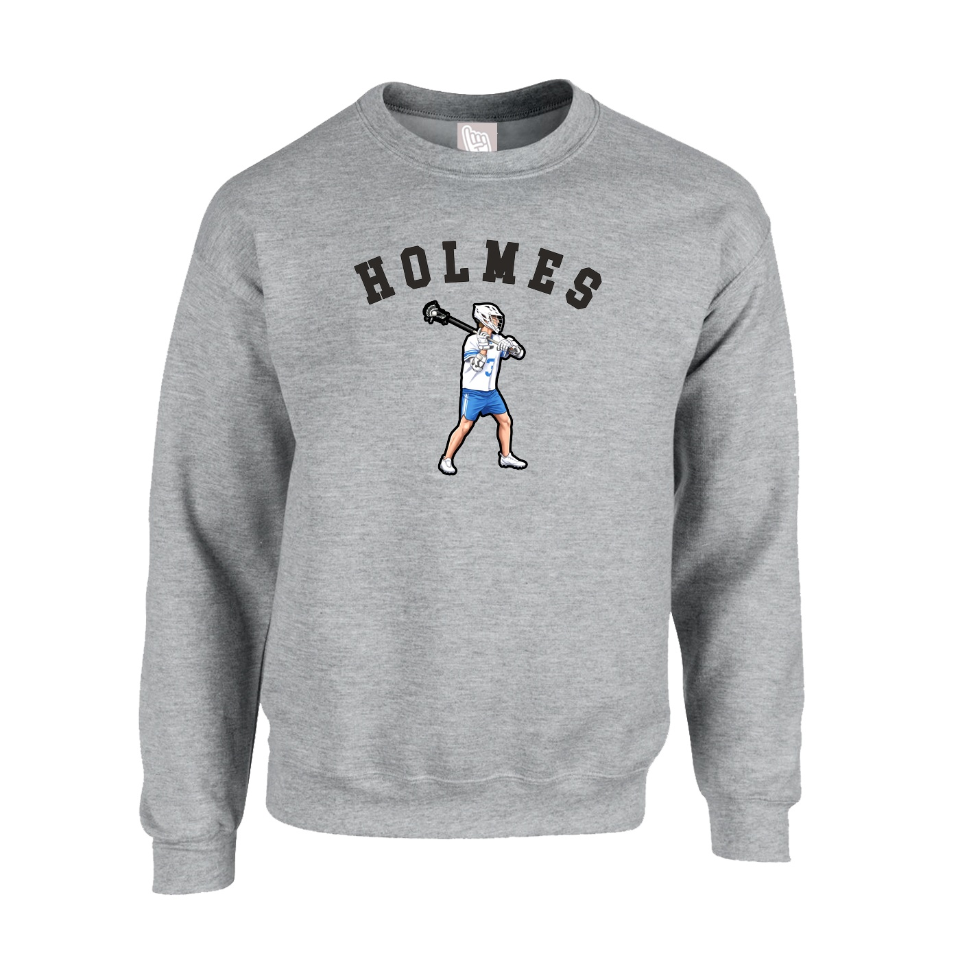 Fleece Crew — Shirsey Arch in Grey