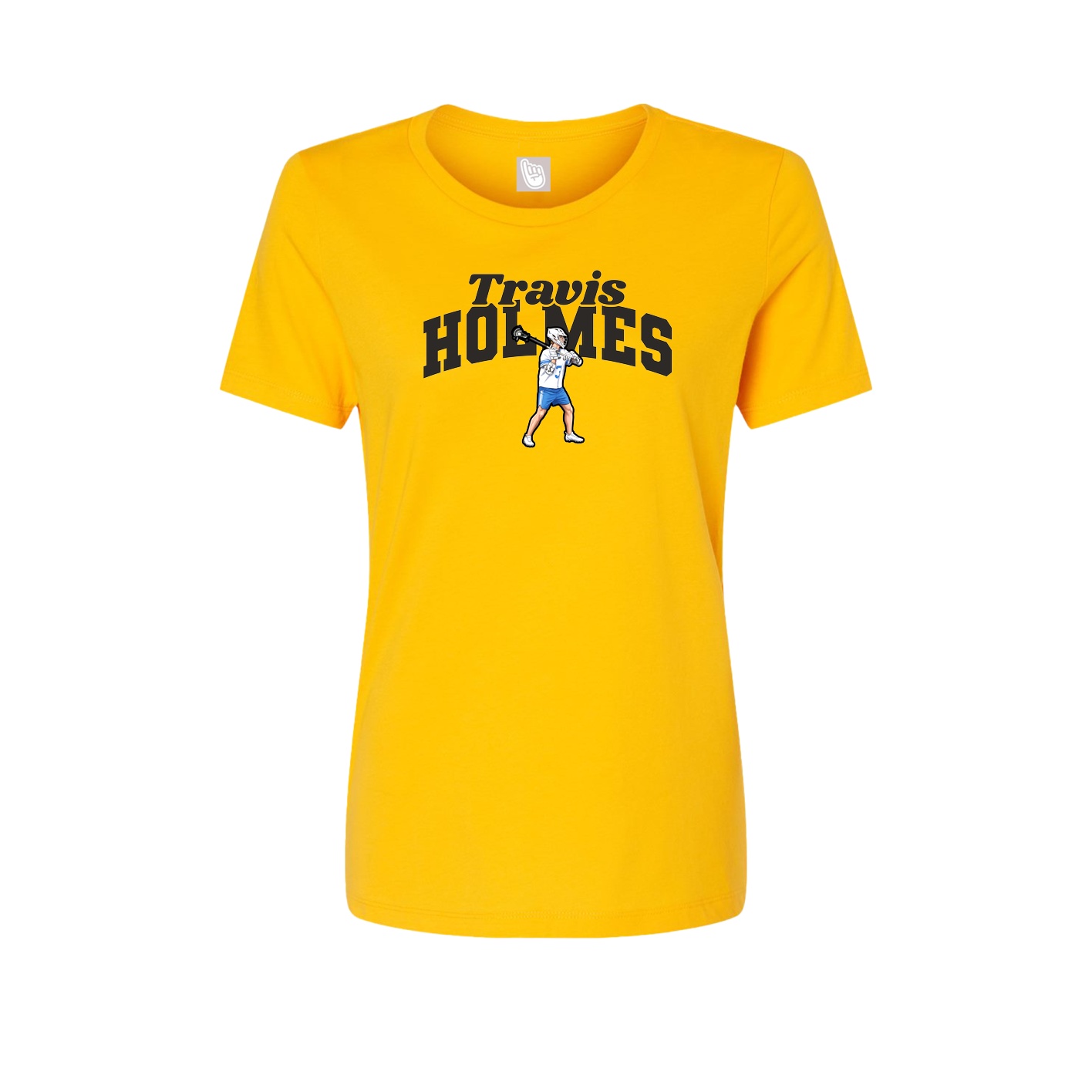 Womens Tee — Signature Arch in Gold