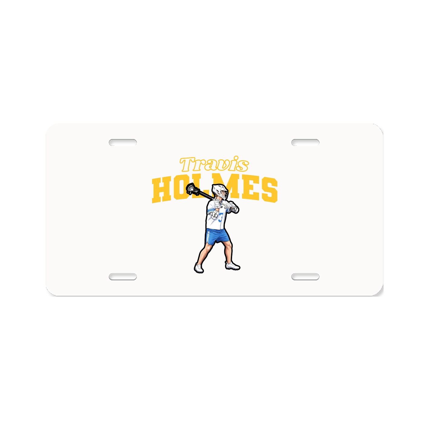 License Plate — Name Arch in Classic