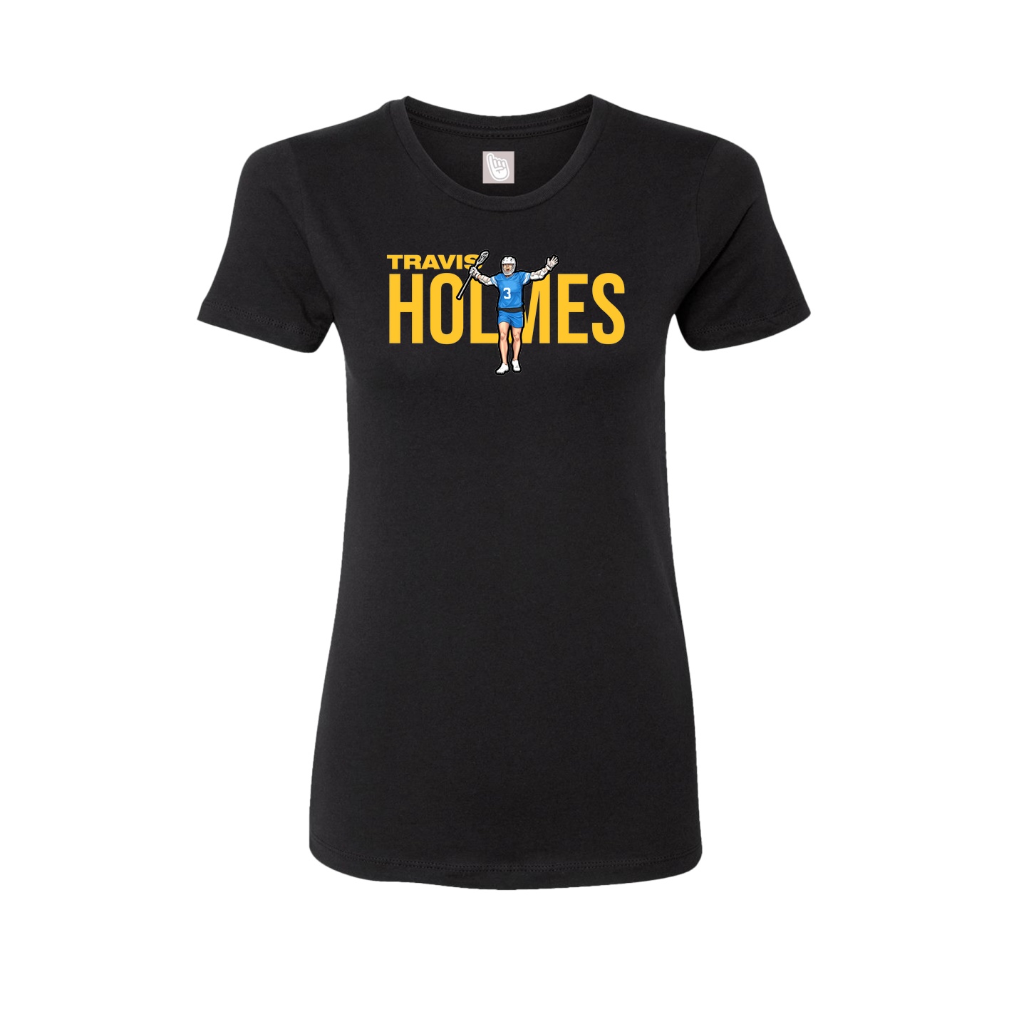 Womens Tee — Player Name in Black