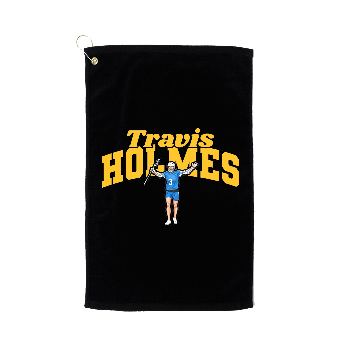 Golf Towel — Signature Arch in Black