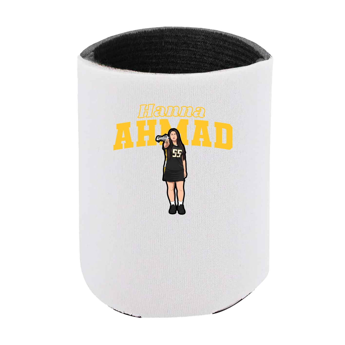 Can Holder — Name Arch in White