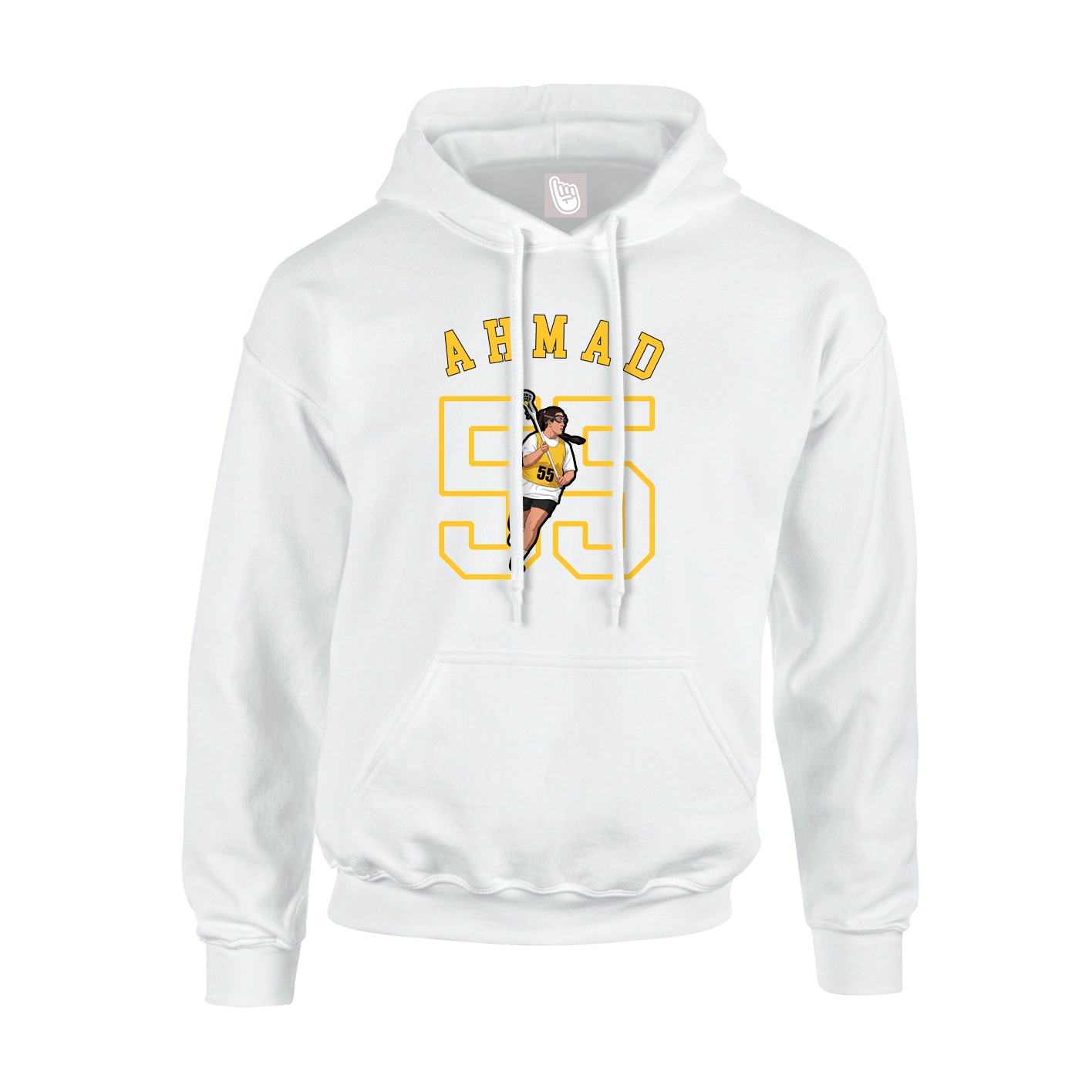 Hoodie — Shirsey Arch in White