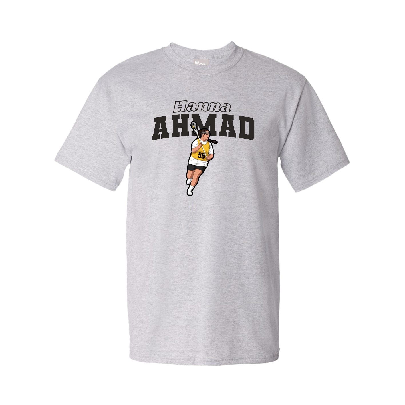 Tee — Name Arch in Grey