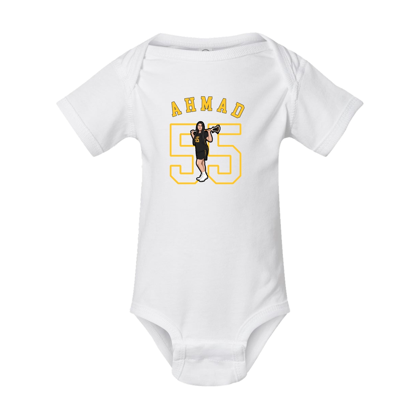 Baby Onesie — Shirsey Arch in White