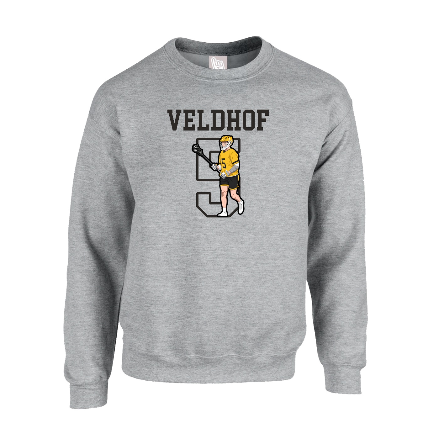 Fleece Crew — Shirsey in Grey