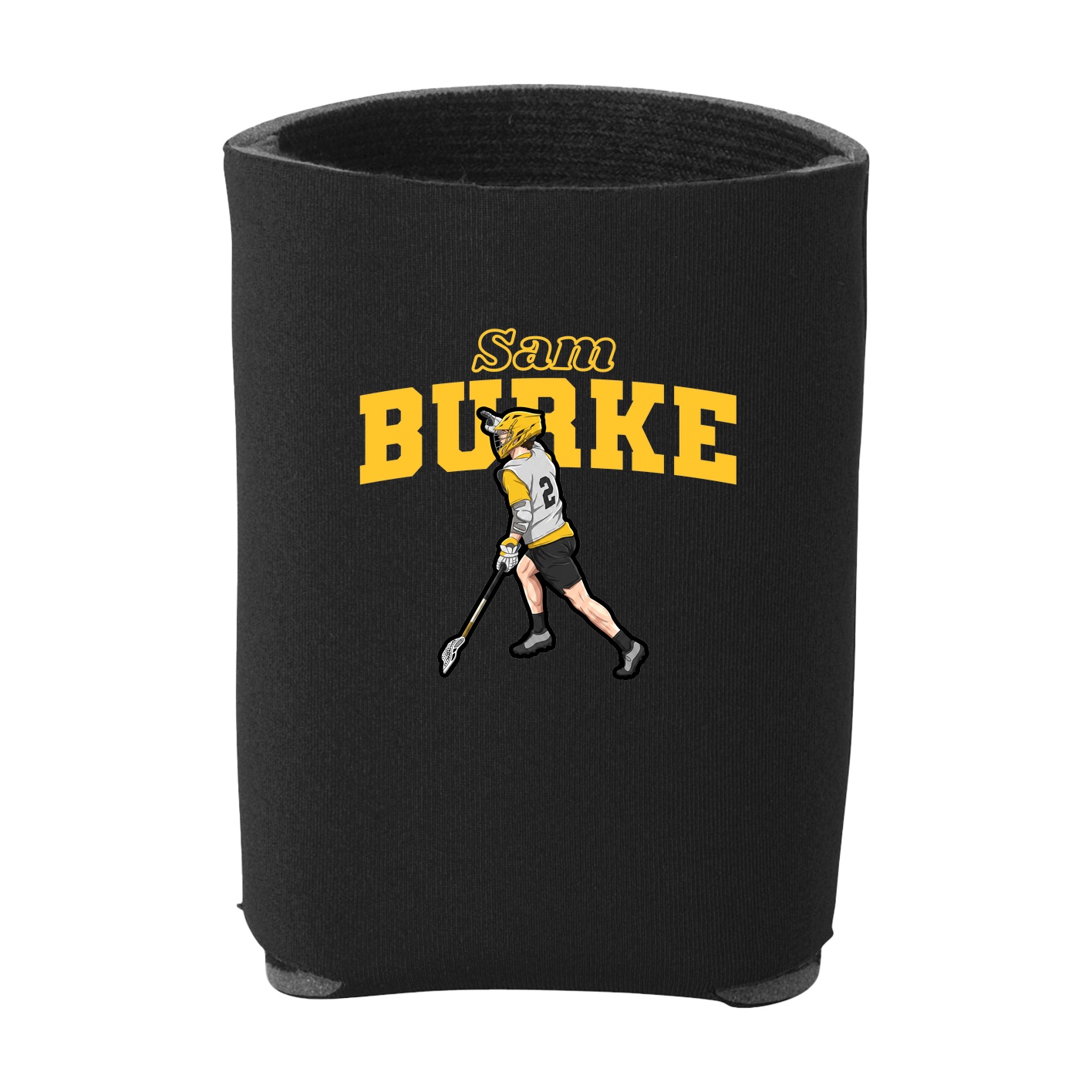 Can Holder — Name Arch in Black