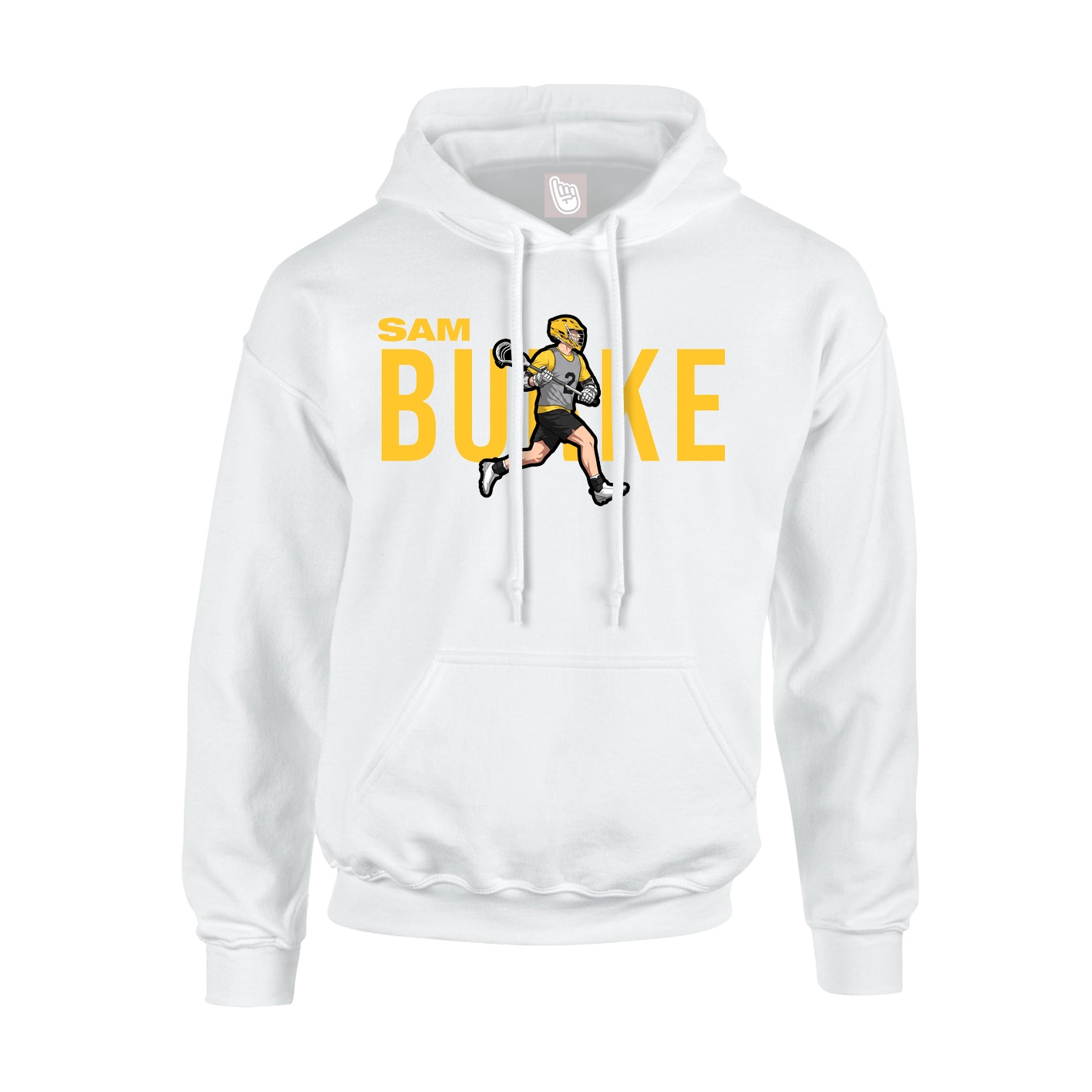Hoodie — Player Name in White