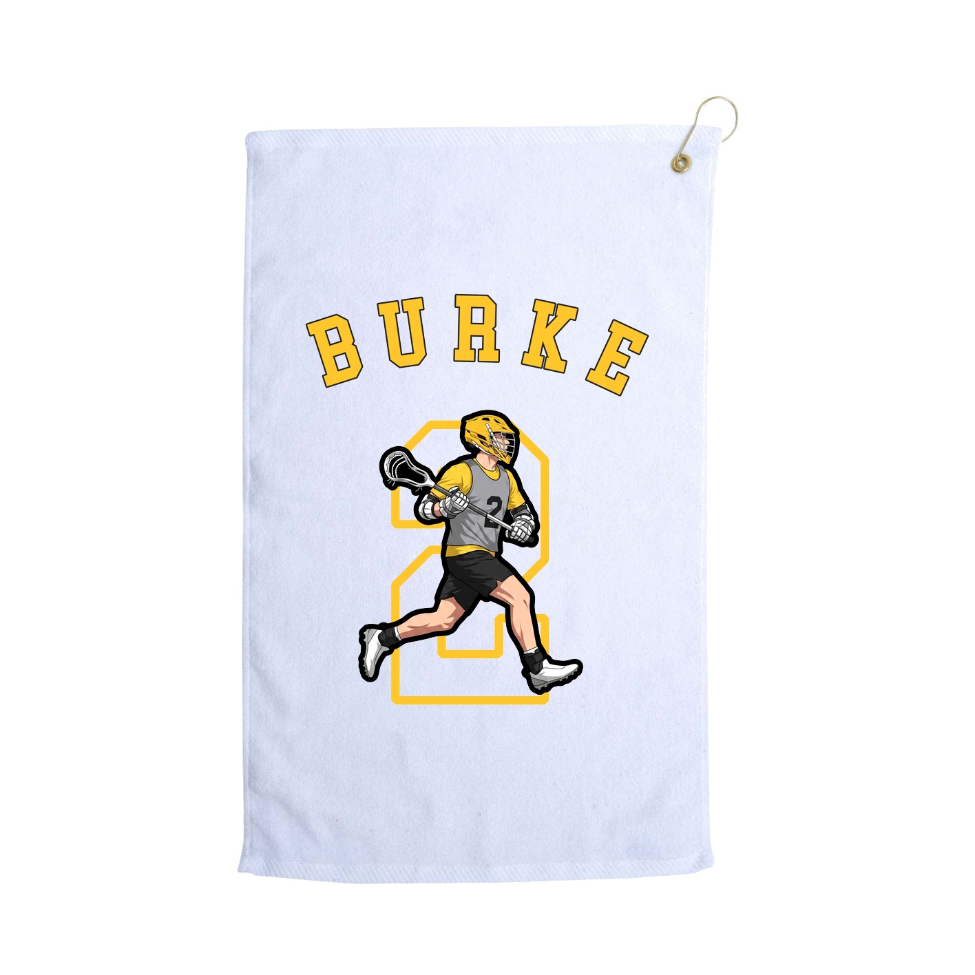 Golf Towel — Shirsey Arch in White