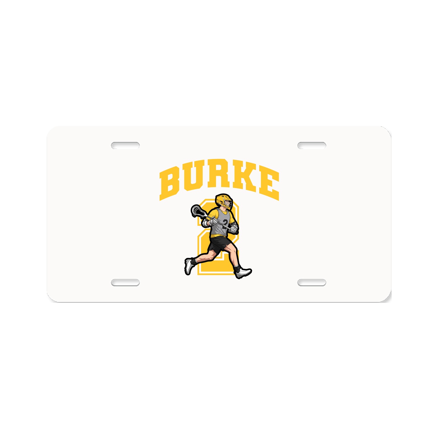 License Plate — Number in Classic