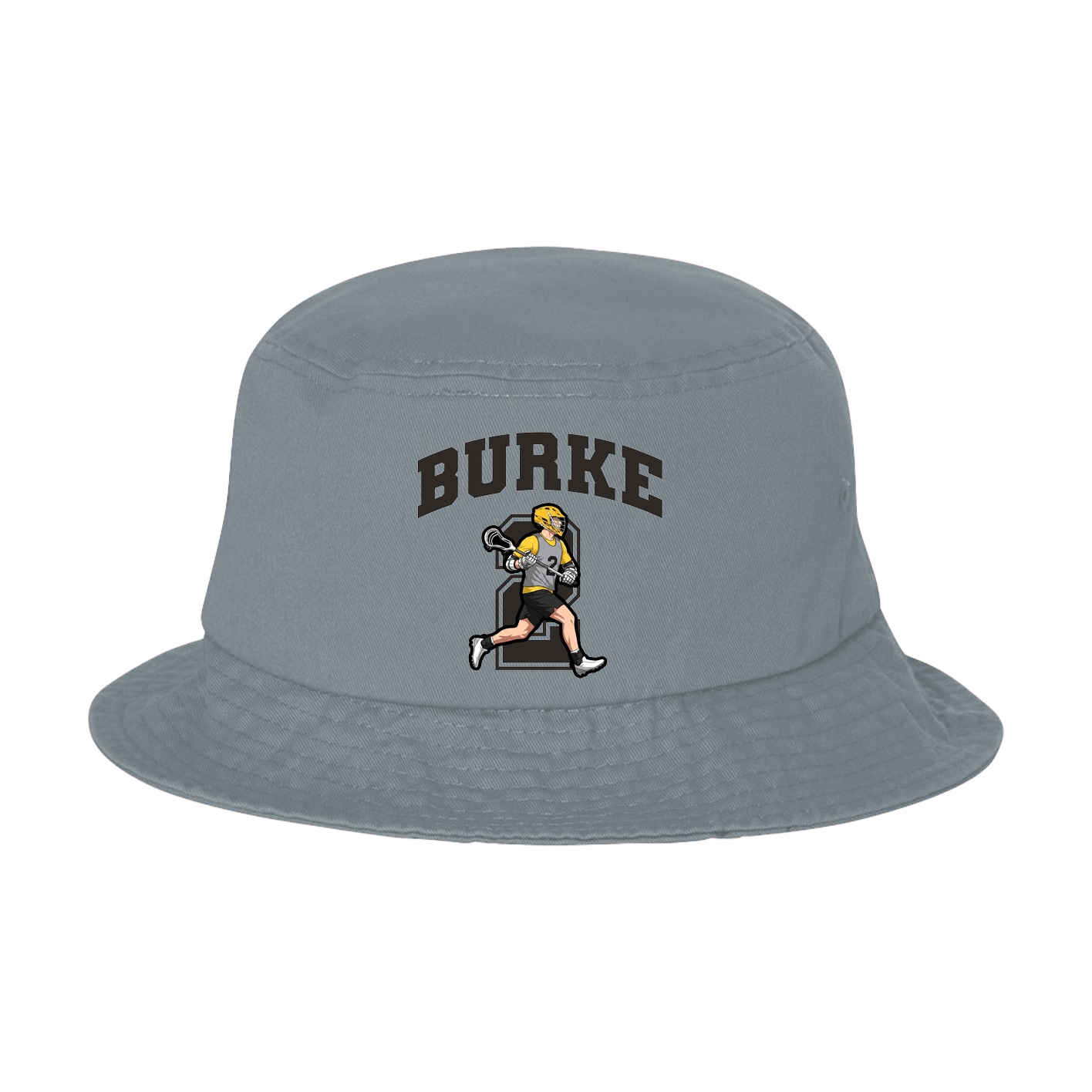 Bucket Cap — Number in Grey