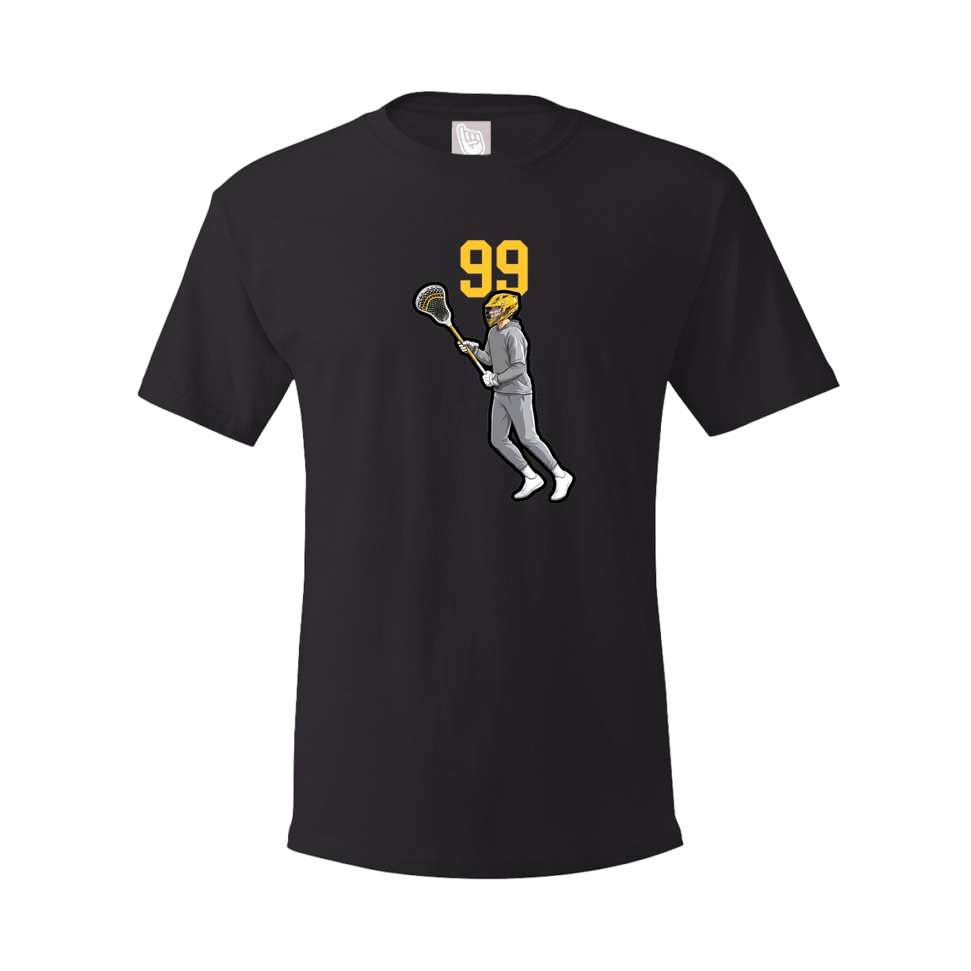 Youth Tee — Number Top in Black
